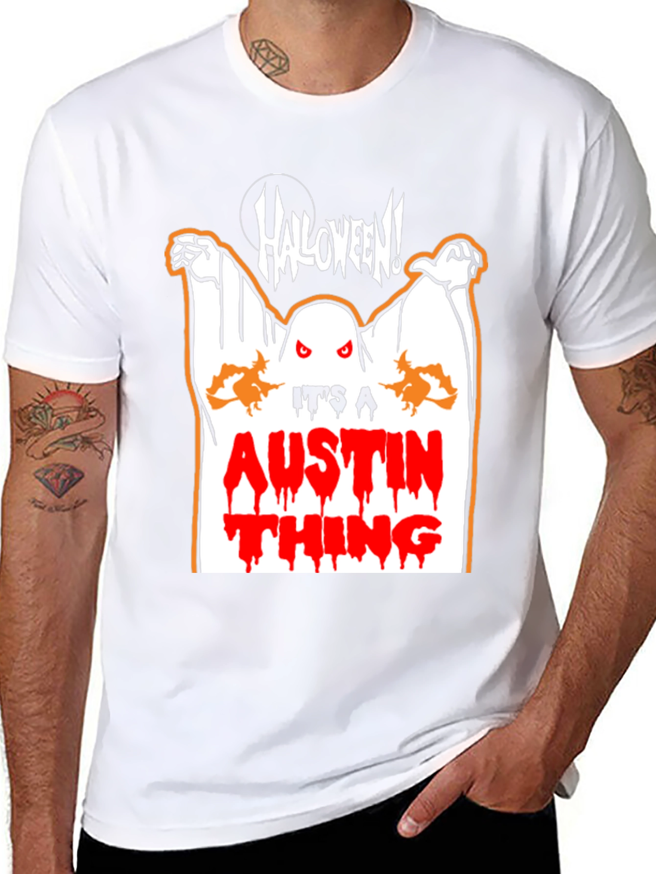 Halloween Ghost Austin Thing T-Shirt