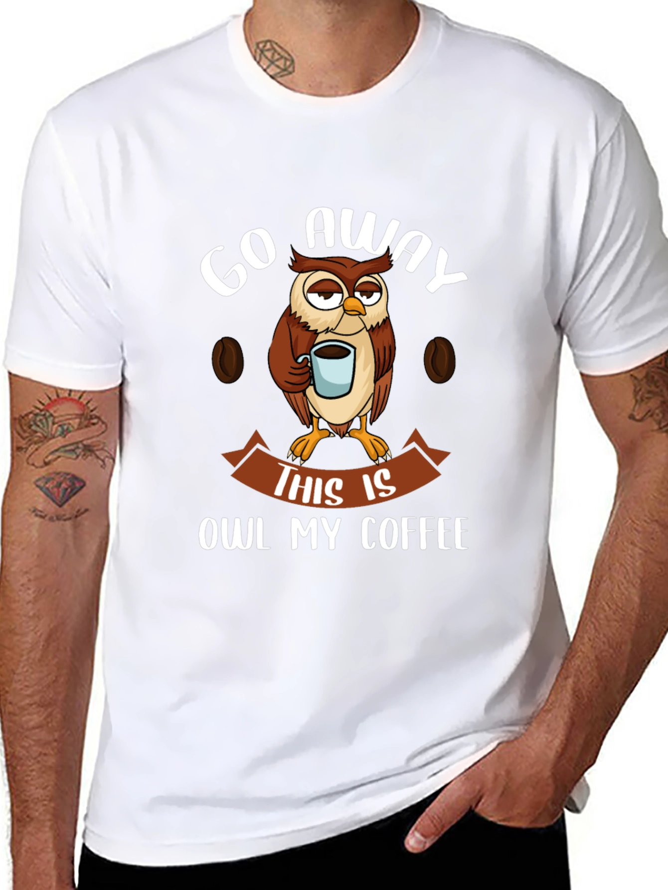 Go Away This Is Owl My Coffee T-Shirt