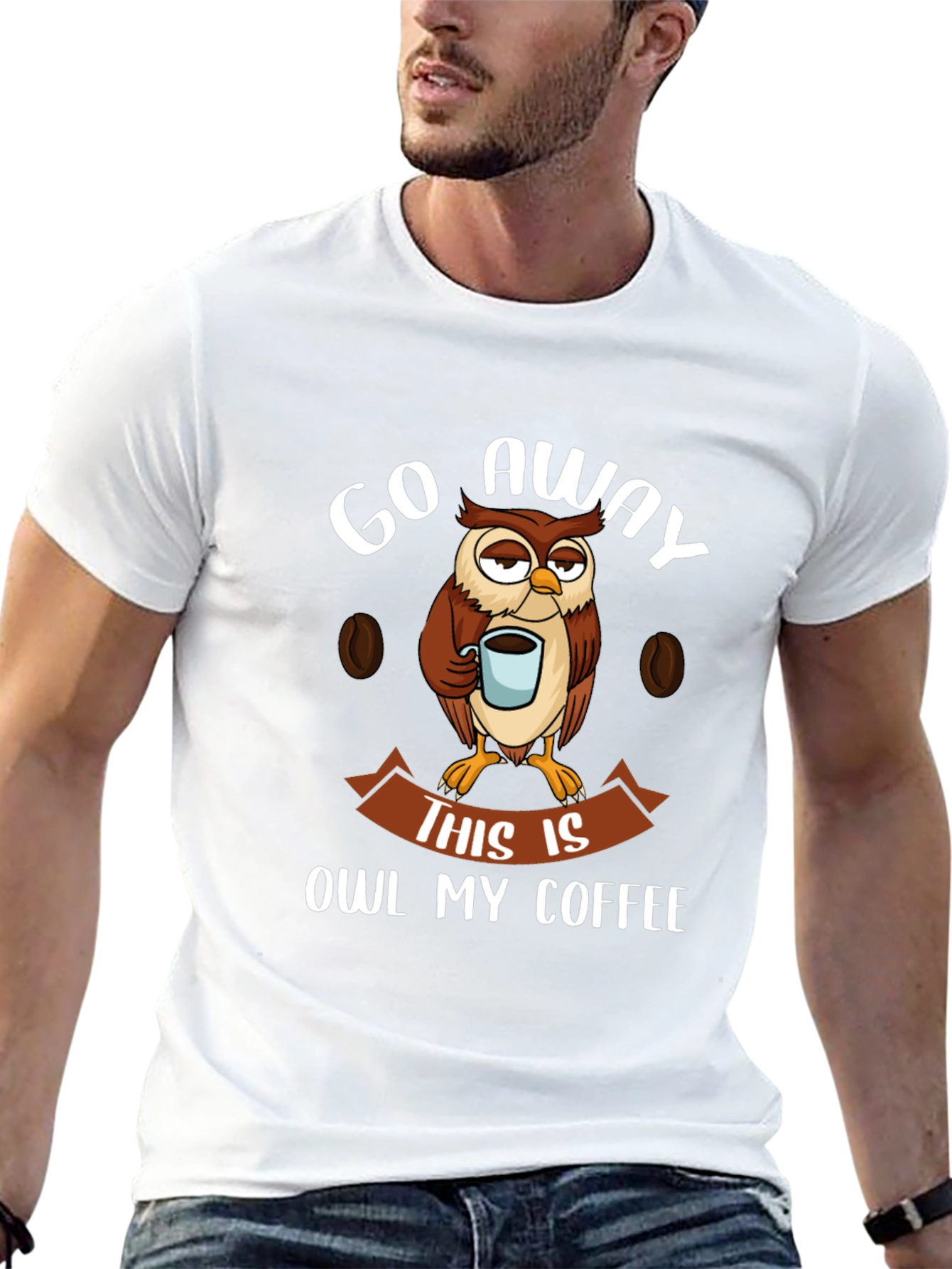 Go Away This Is Owl My Coffee T-Shirt