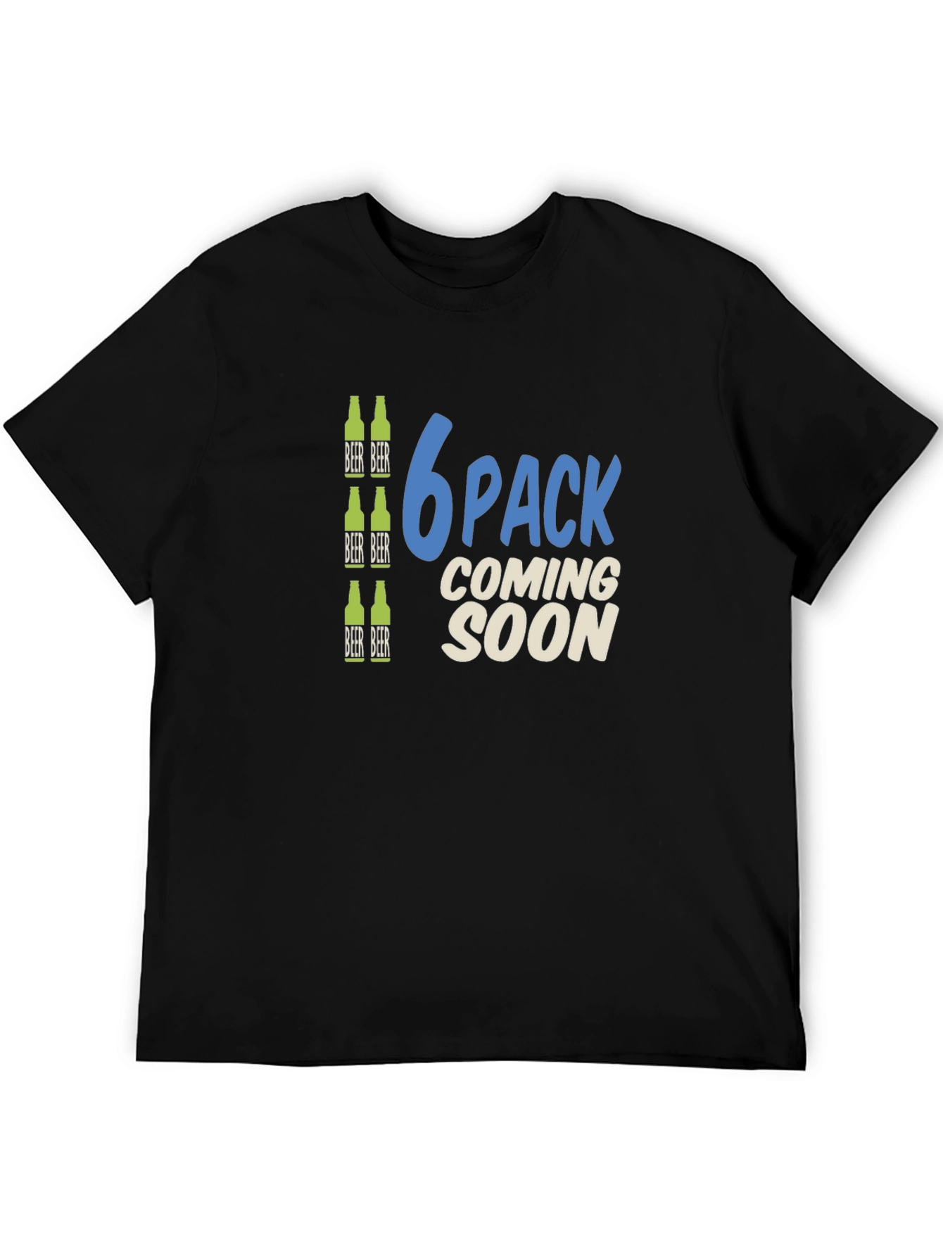 6 Pack Coming Soon Funny T-Shirt
