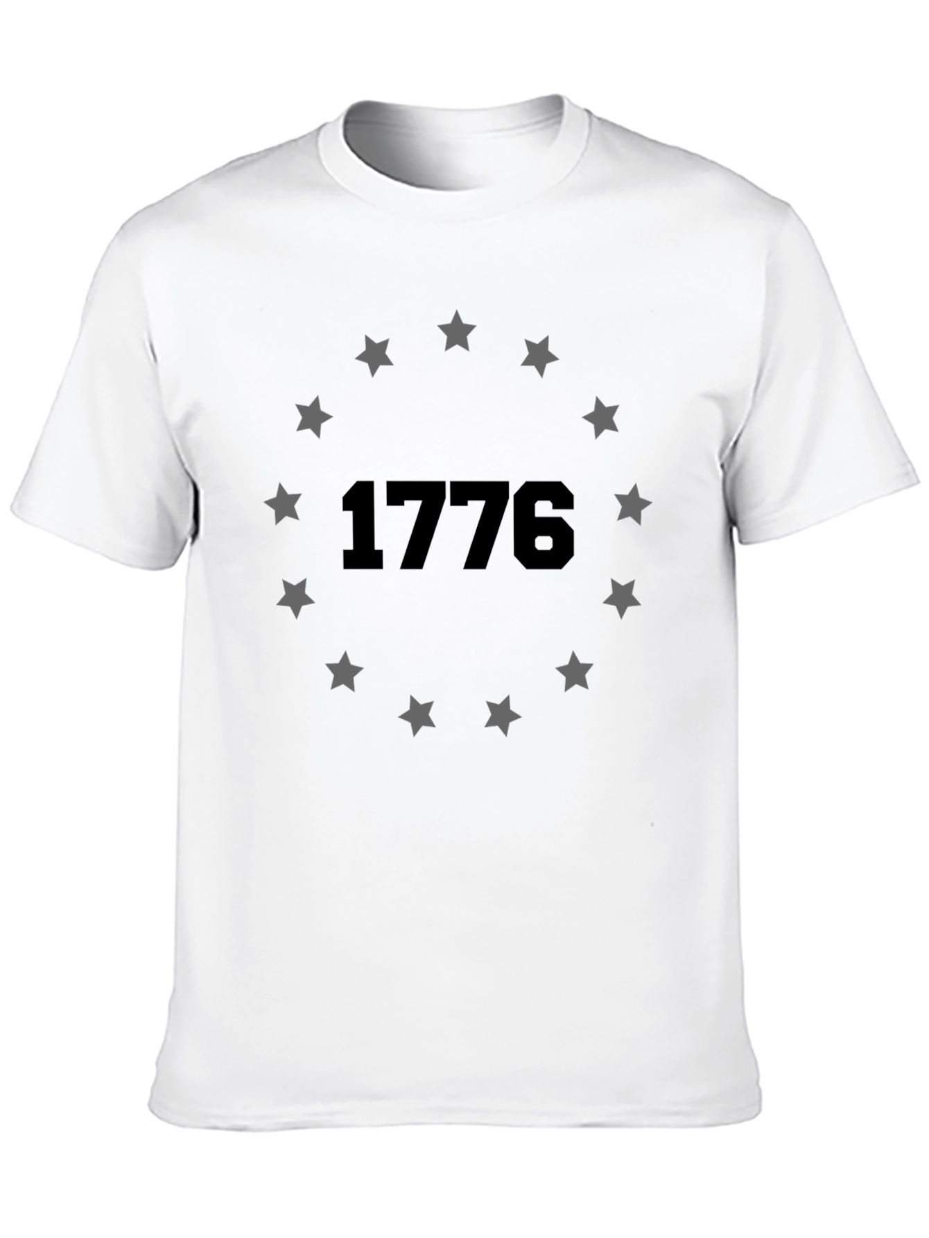 1776 Stars Graphic T-Shirt - Patriotic Pride