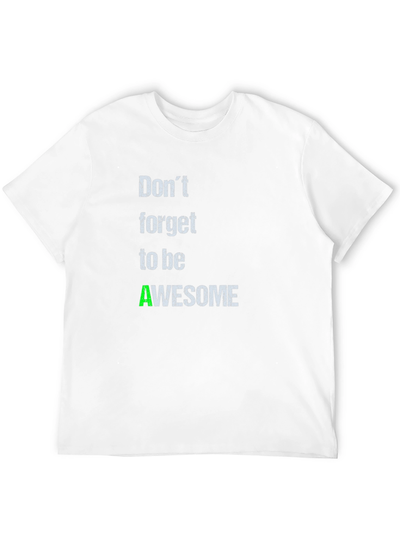Awesome Reminder T-Shirt - Black Casual Wear