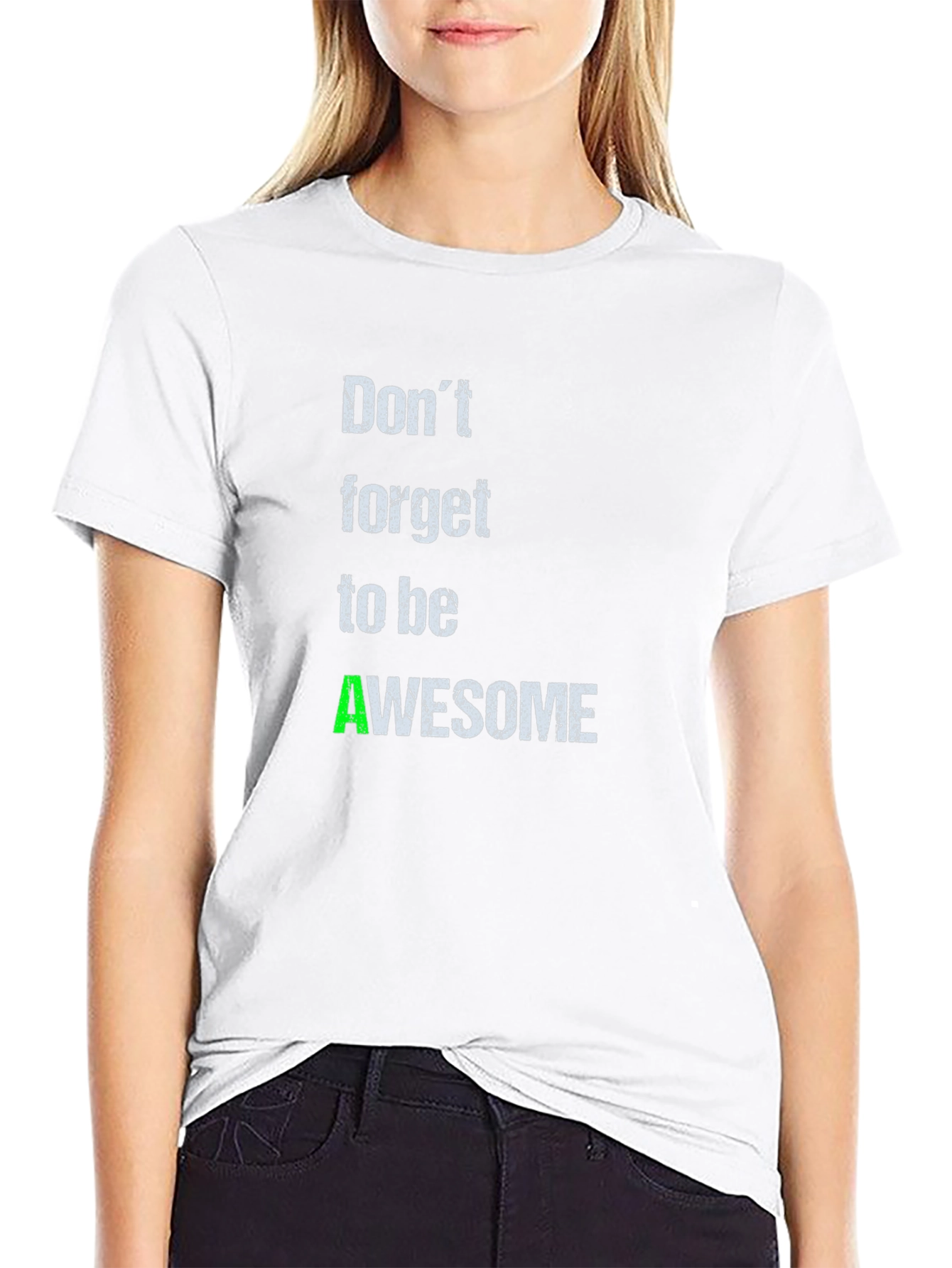 Awesome Reminder T-Shirt - Black Casual Wear