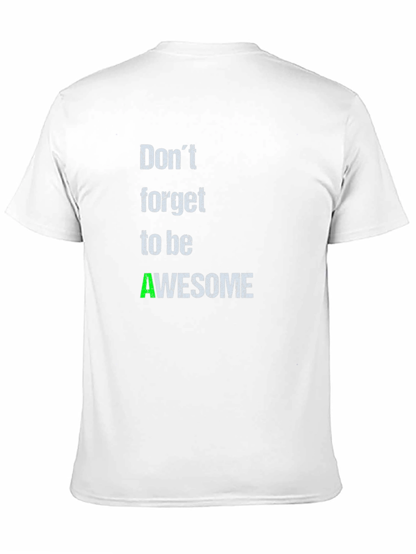 Awesome Reminder T-Shirt - Black Casual Wear