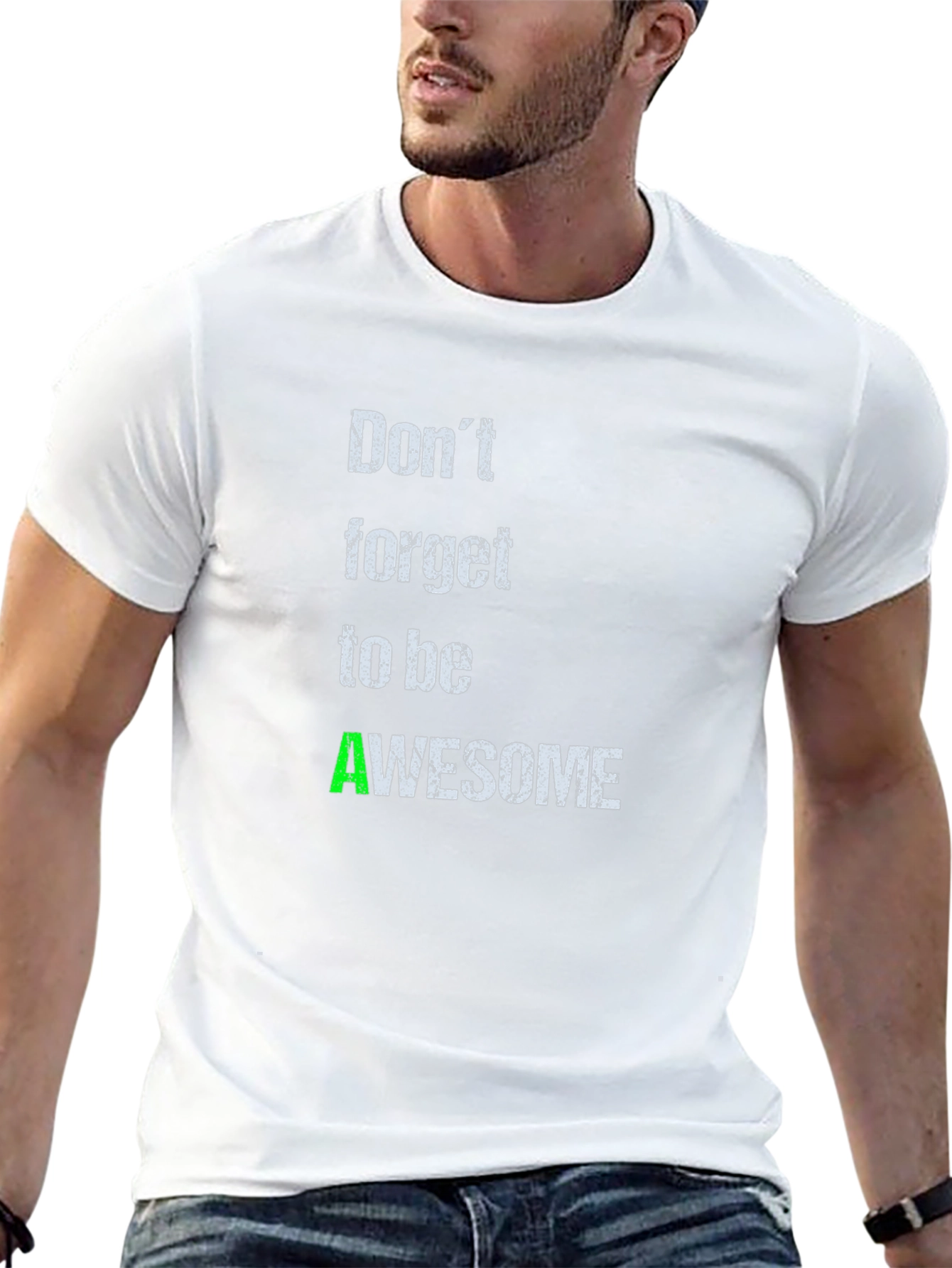 Awesome Reminder T-Shirt - Black Casual Wear