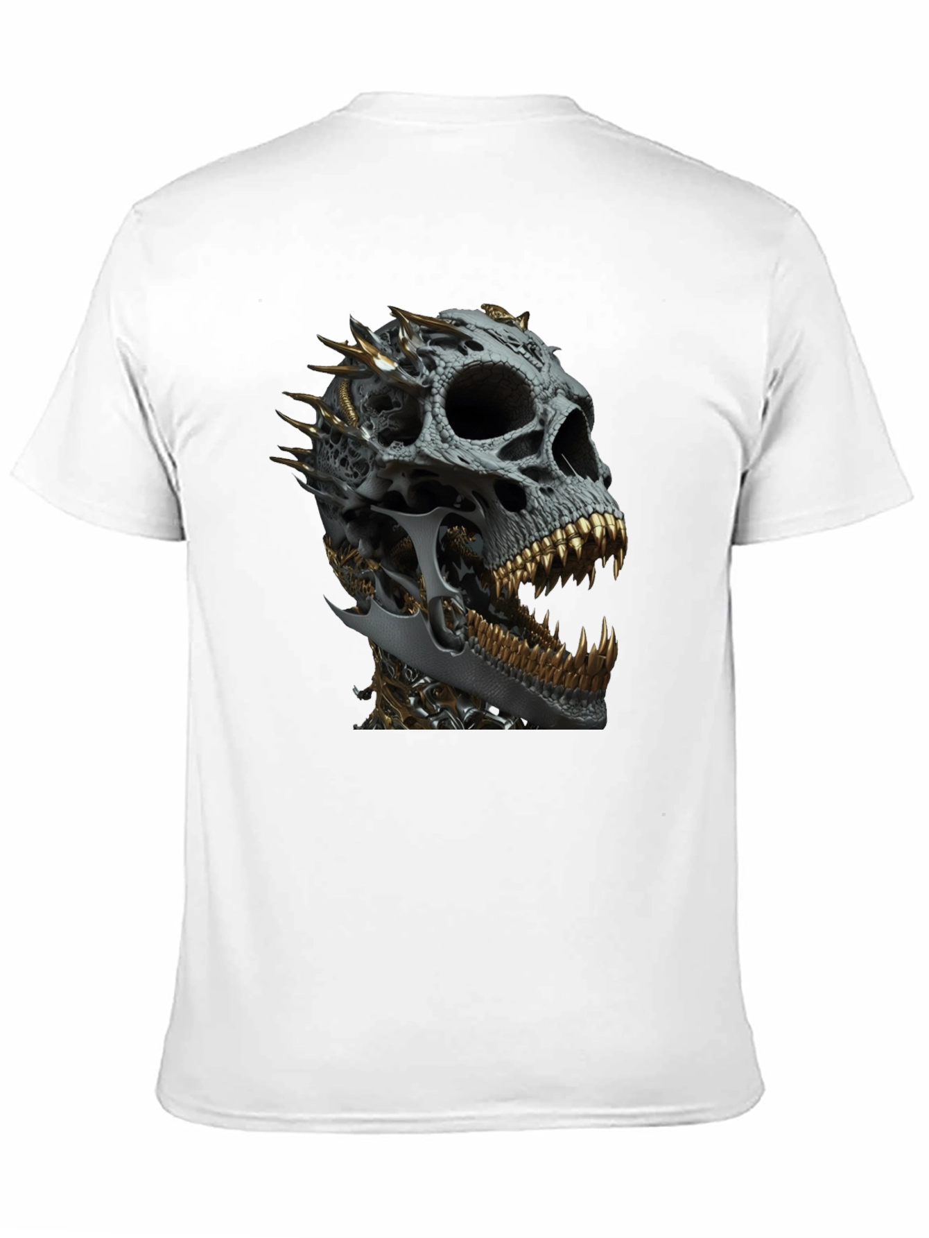 Skull Design Black T-Shirt