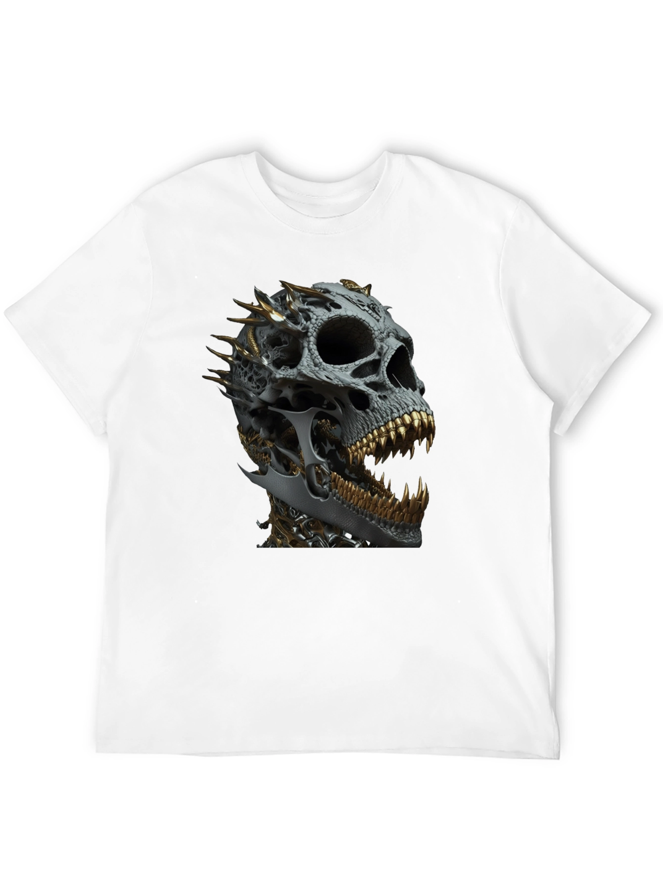 Skull Design Black T-Shirt