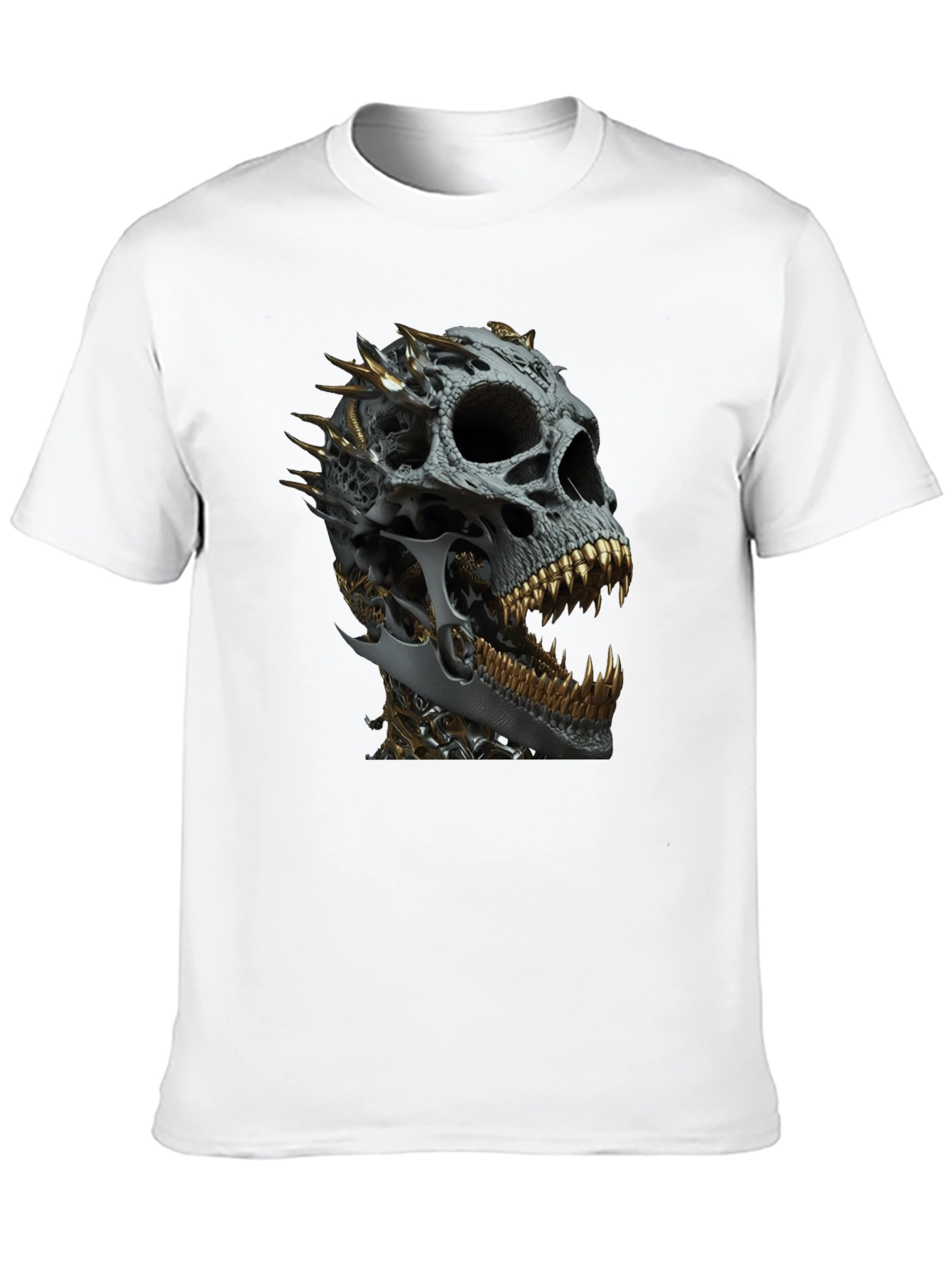 Skull Design Black T-Shirt