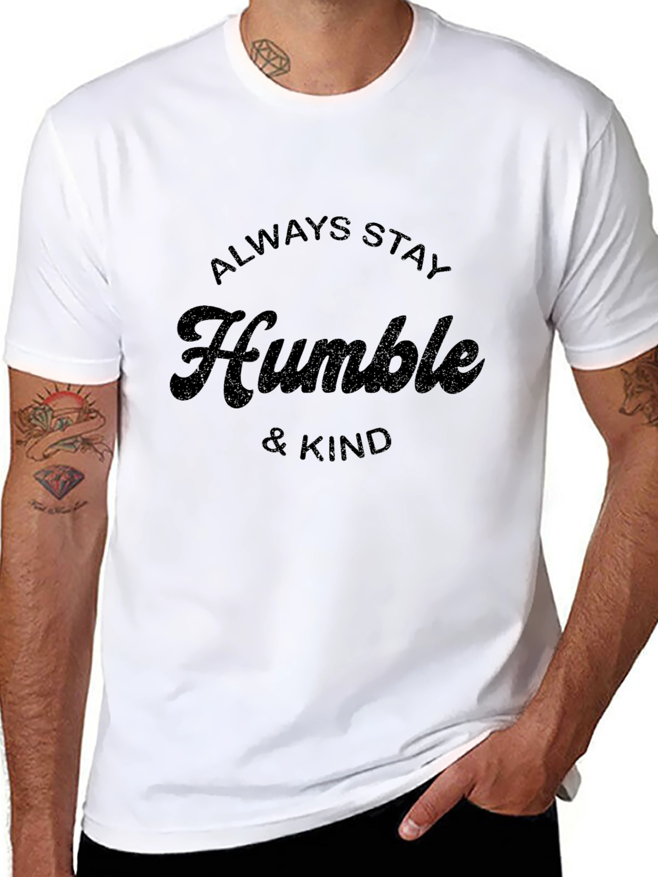 Always Stay Humble & Kind Black T-Shirt