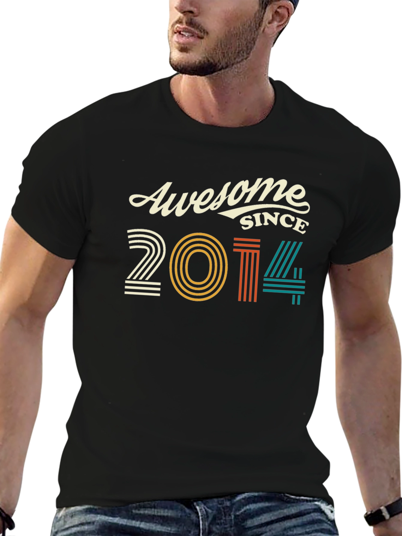 Awesome Since 2014 Graphic T-Shirt