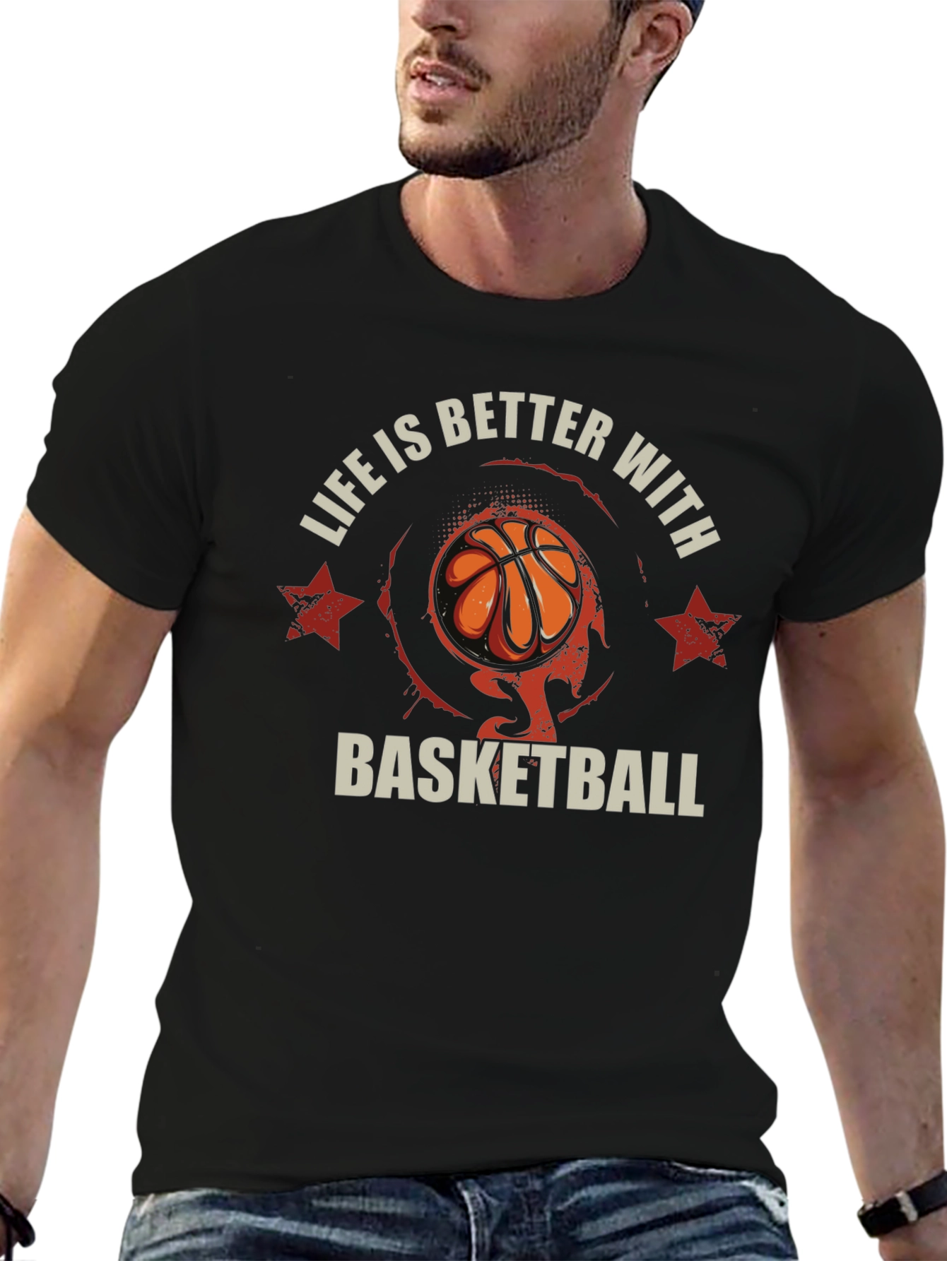 Basketball Graphic T-Shirt