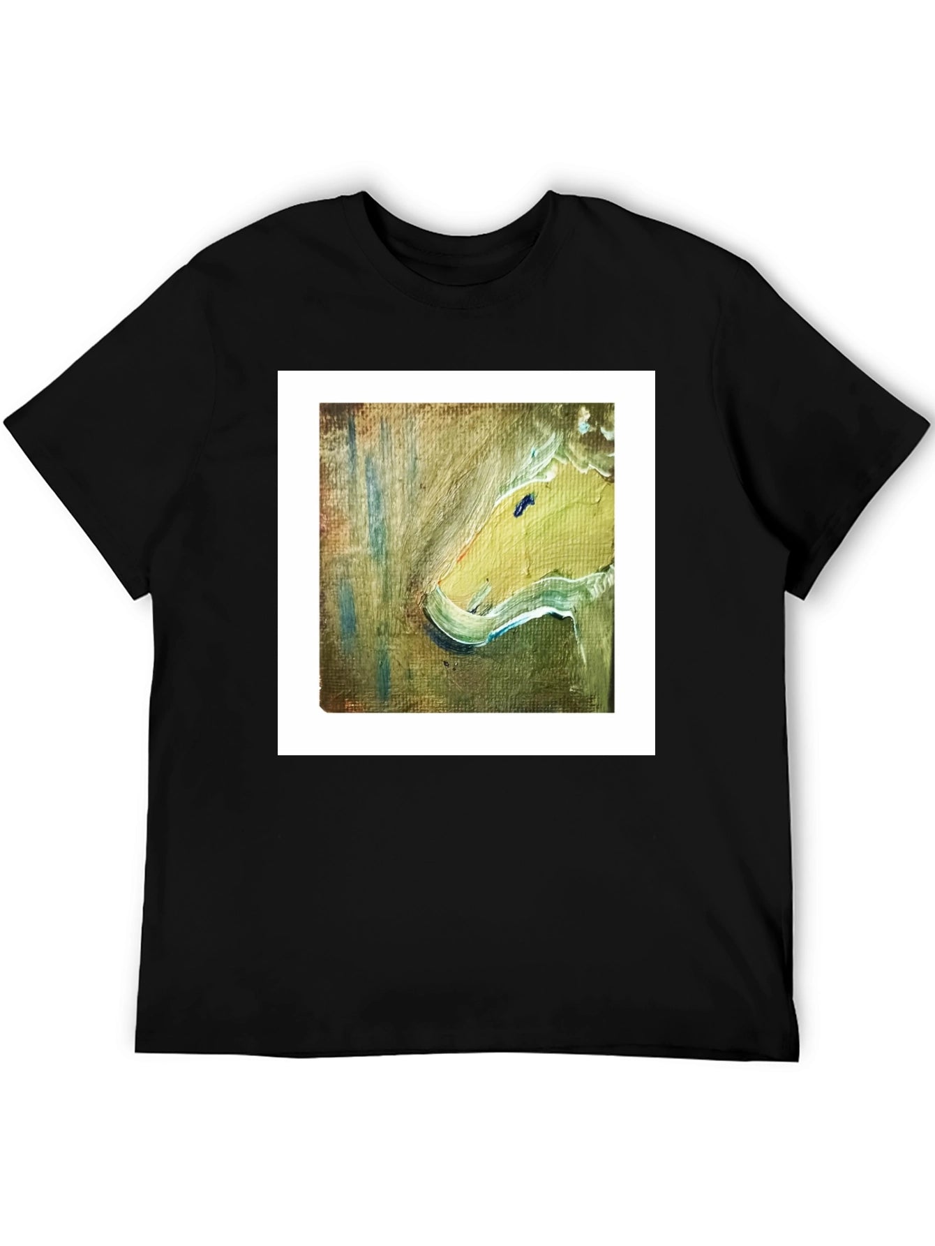 Abstract Art T-Shirt - Modern Canvas Style Tee