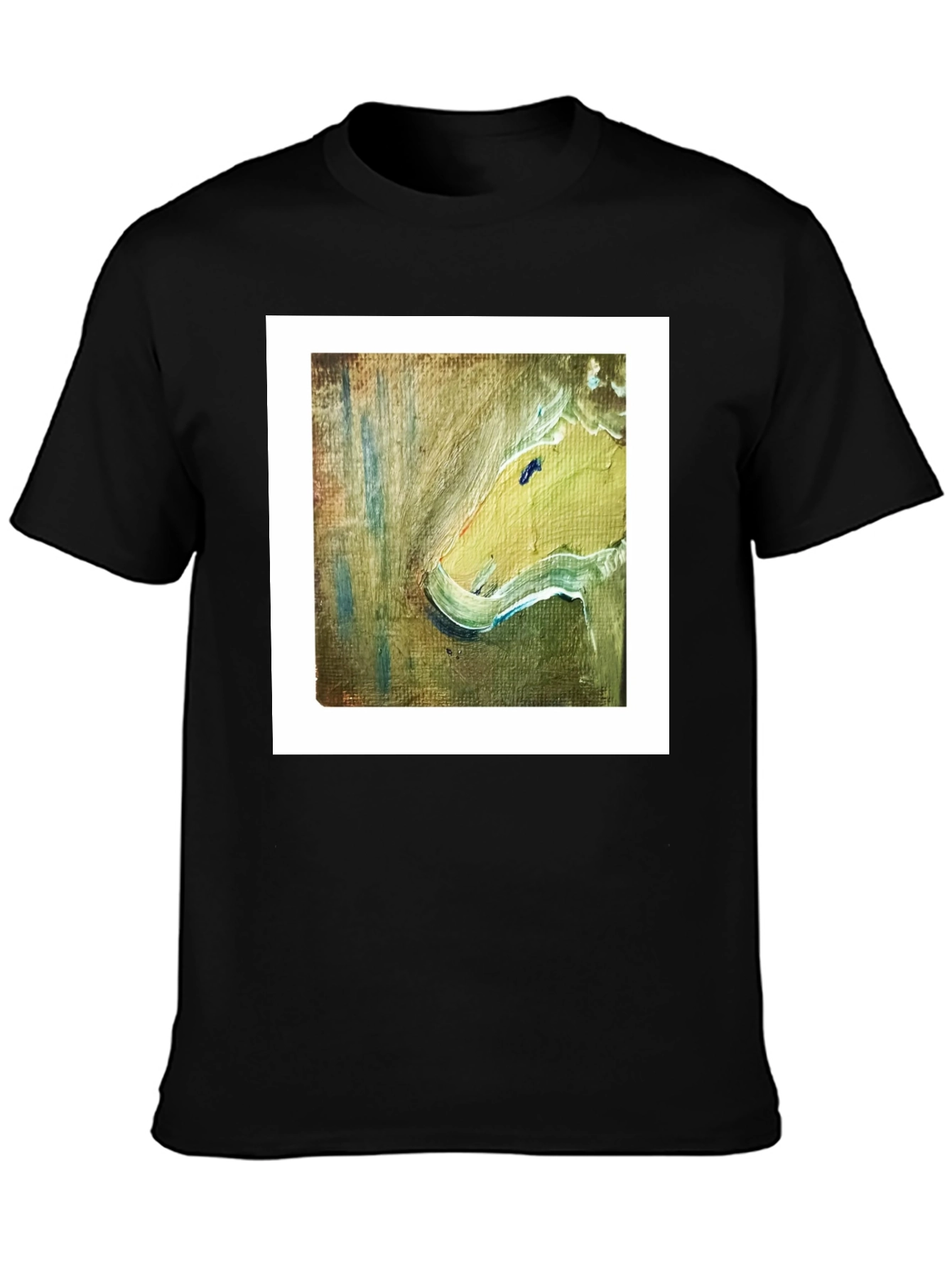 Abstract Art T-Shirt - Modern Canvas Style Tee