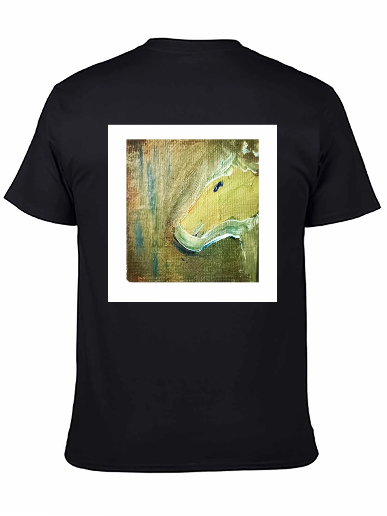 Abstract Art T-Shirt - Modern Canvas Style Tee