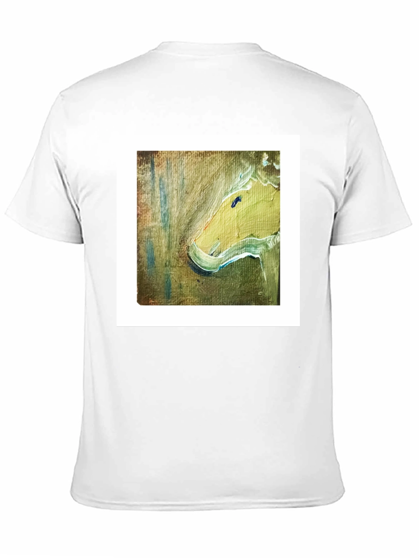 Abstract Art T-Shirt - Modern Canvas Style Tee