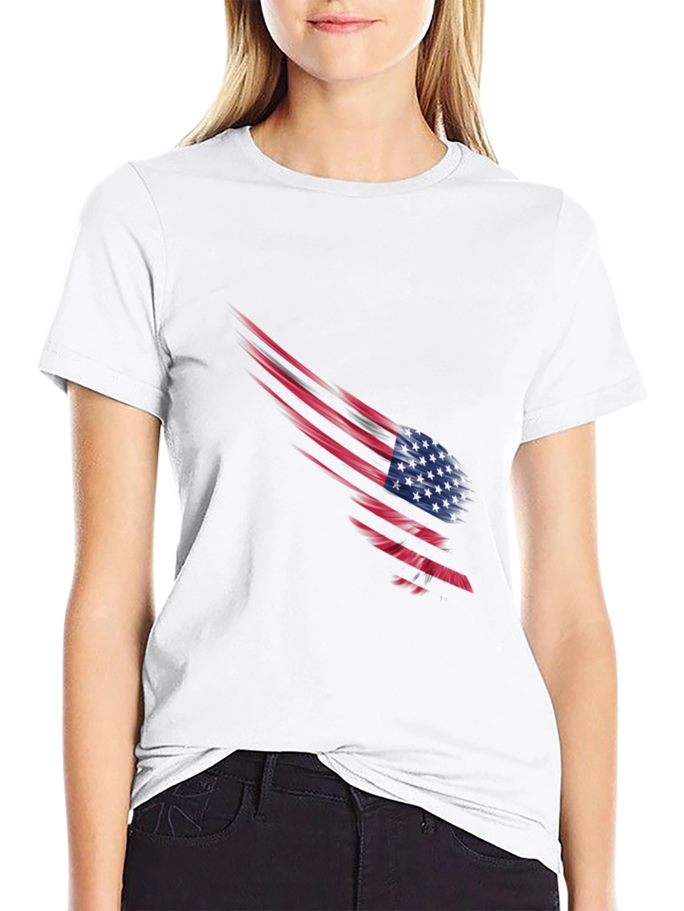 American Flag Ripped T-Shirt - Patriotic Style