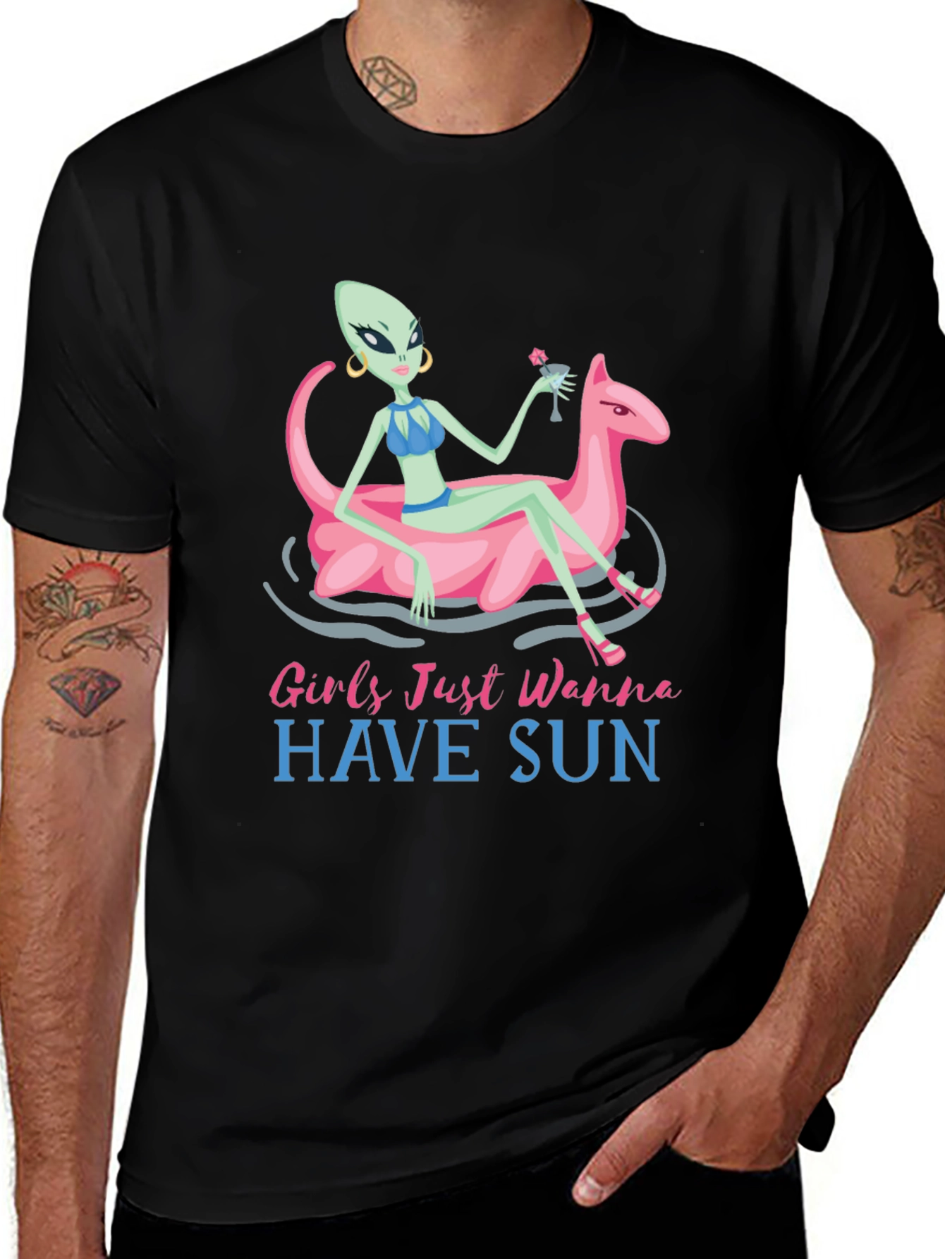 Girls Just Wanna Have Sun Alien T-Shirt