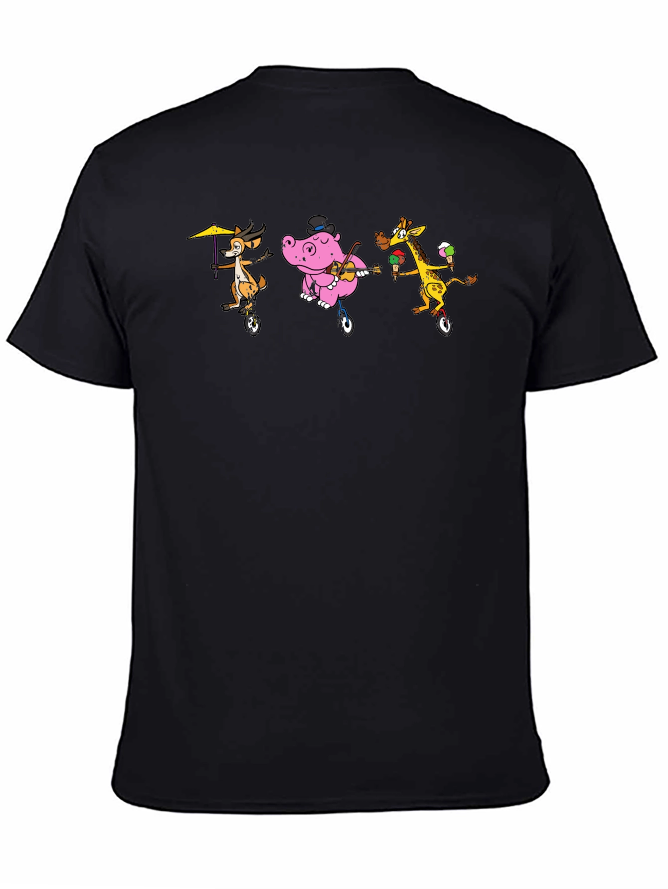 Animal Circus Black T-Shirt
