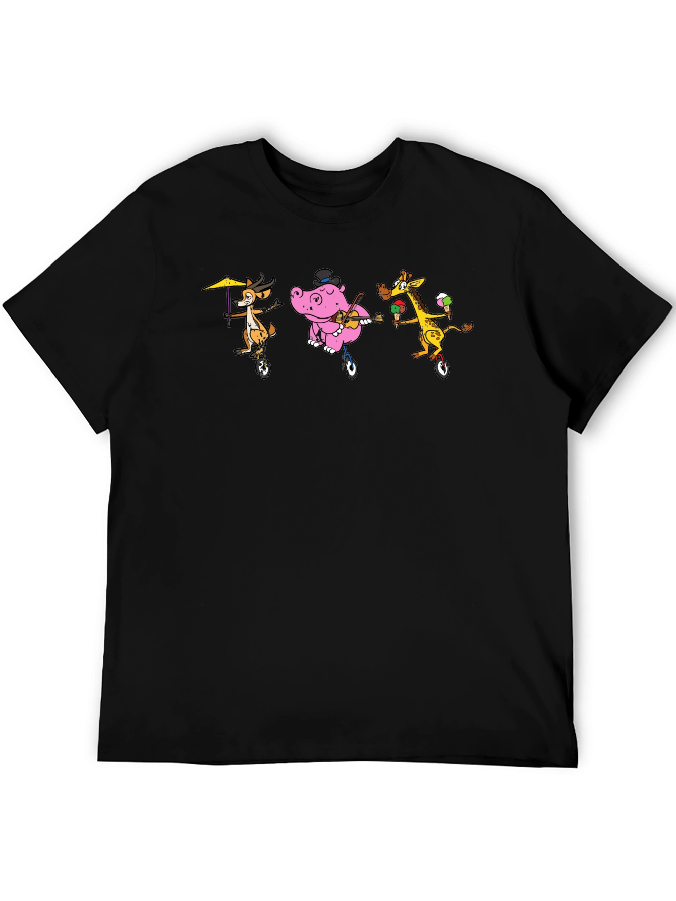 Animal Circus Black T-Shirt