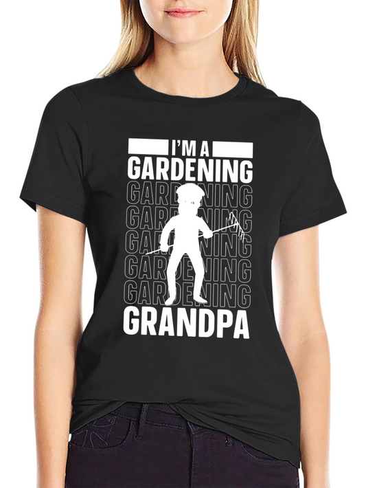 Gardening Grandpa T-Shirt - Black