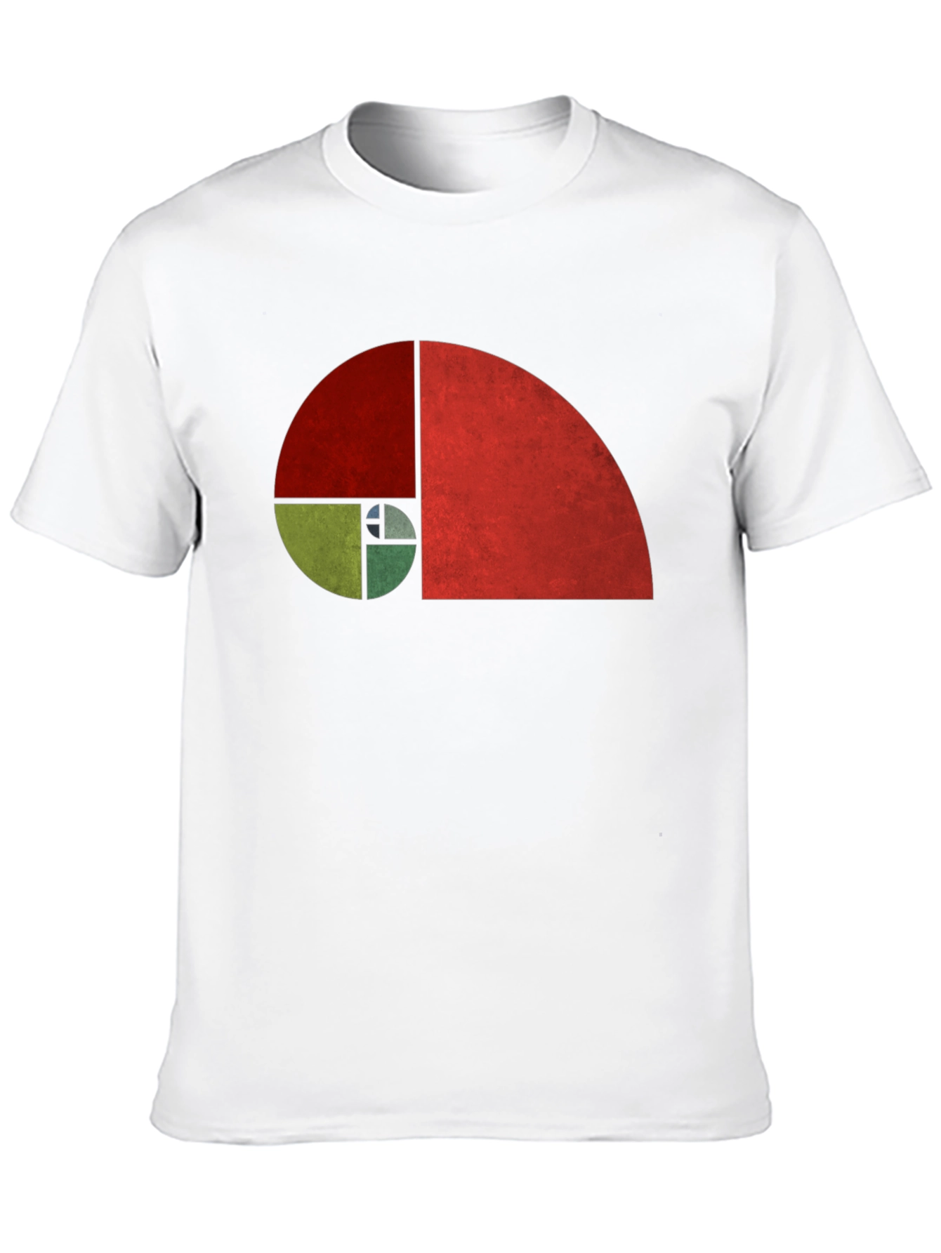 Geometric Fibonacci Sequence Graphic Tee