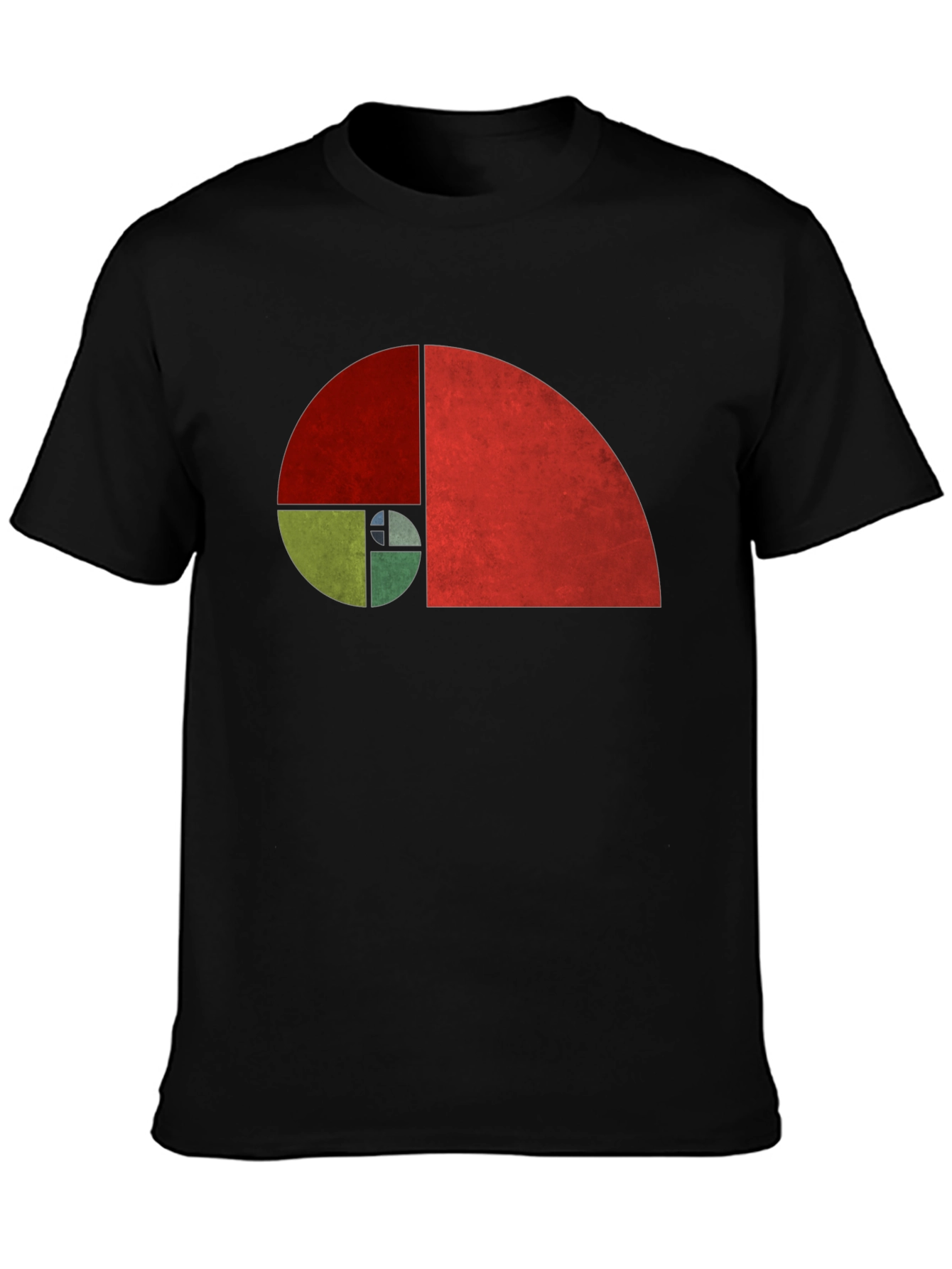Geometric Fibonacci Sequence Graphic Tee