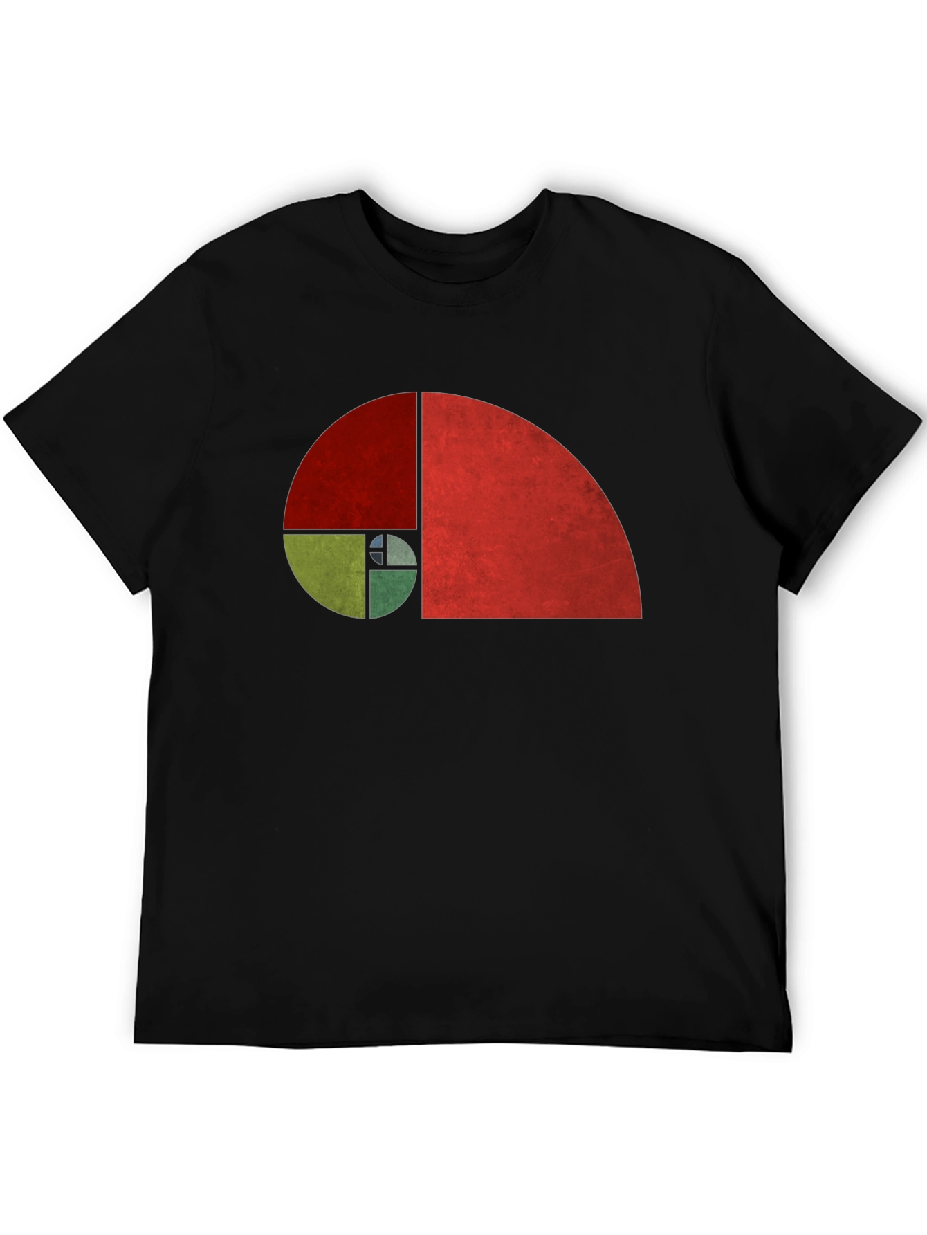 Geometric Fibonacci Sequence Graphic Tee