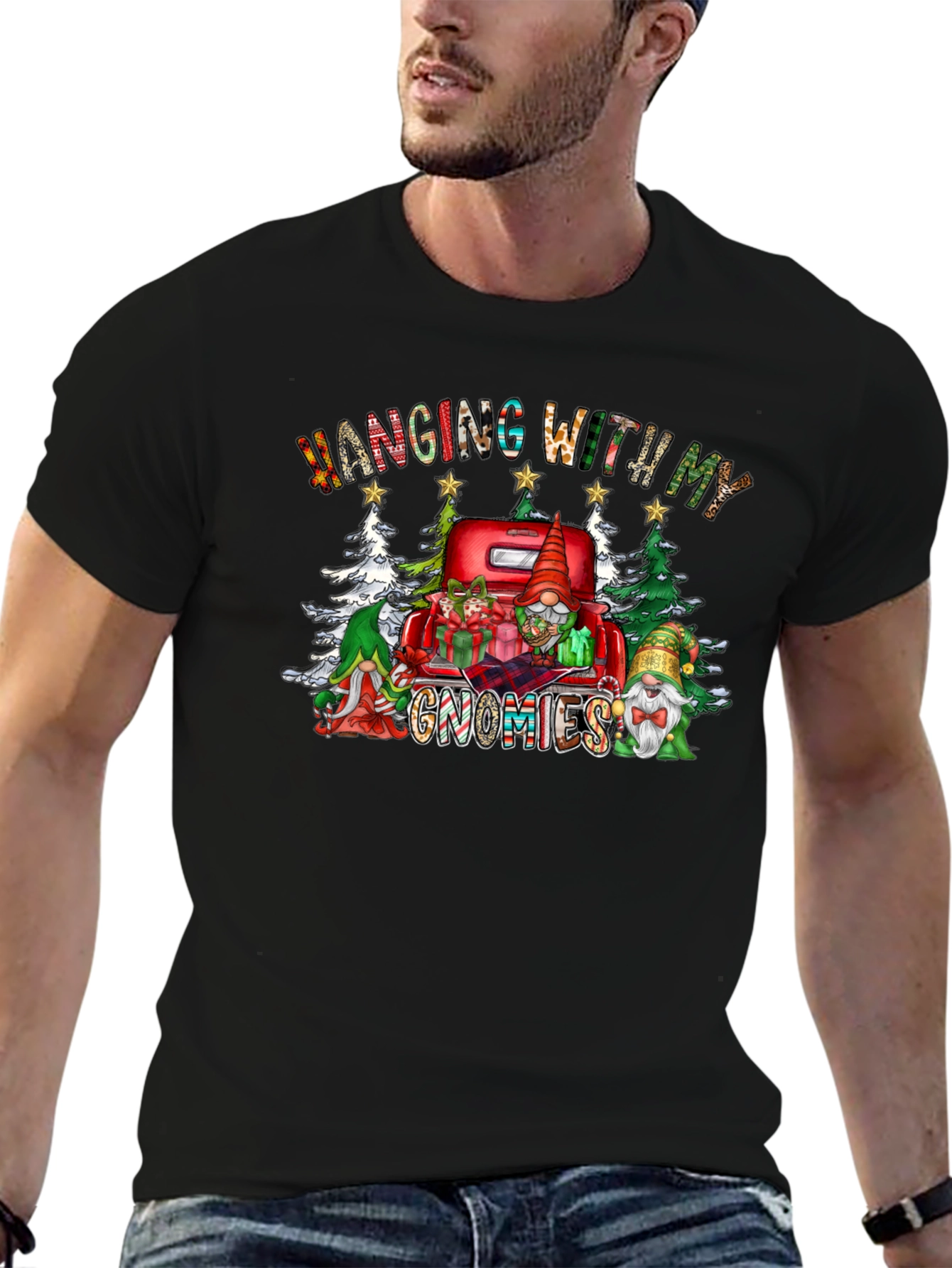Hanging With My Gnomies Christmas T-Shirt
