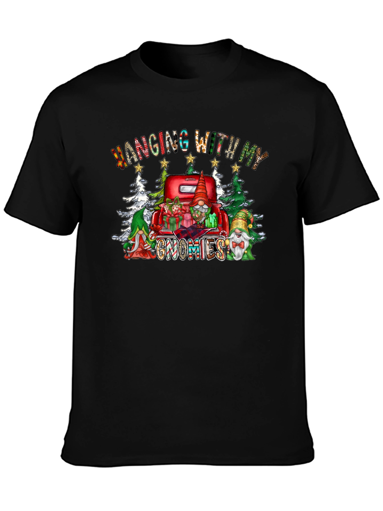 Hanging With My Gnomies Christmas T-Shirt