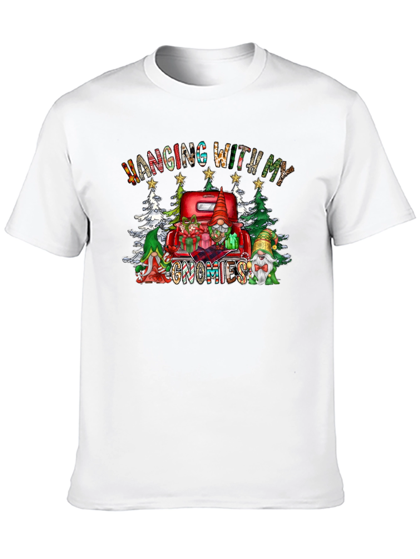 Hanging With My Gnomies Christmas T-Shirt