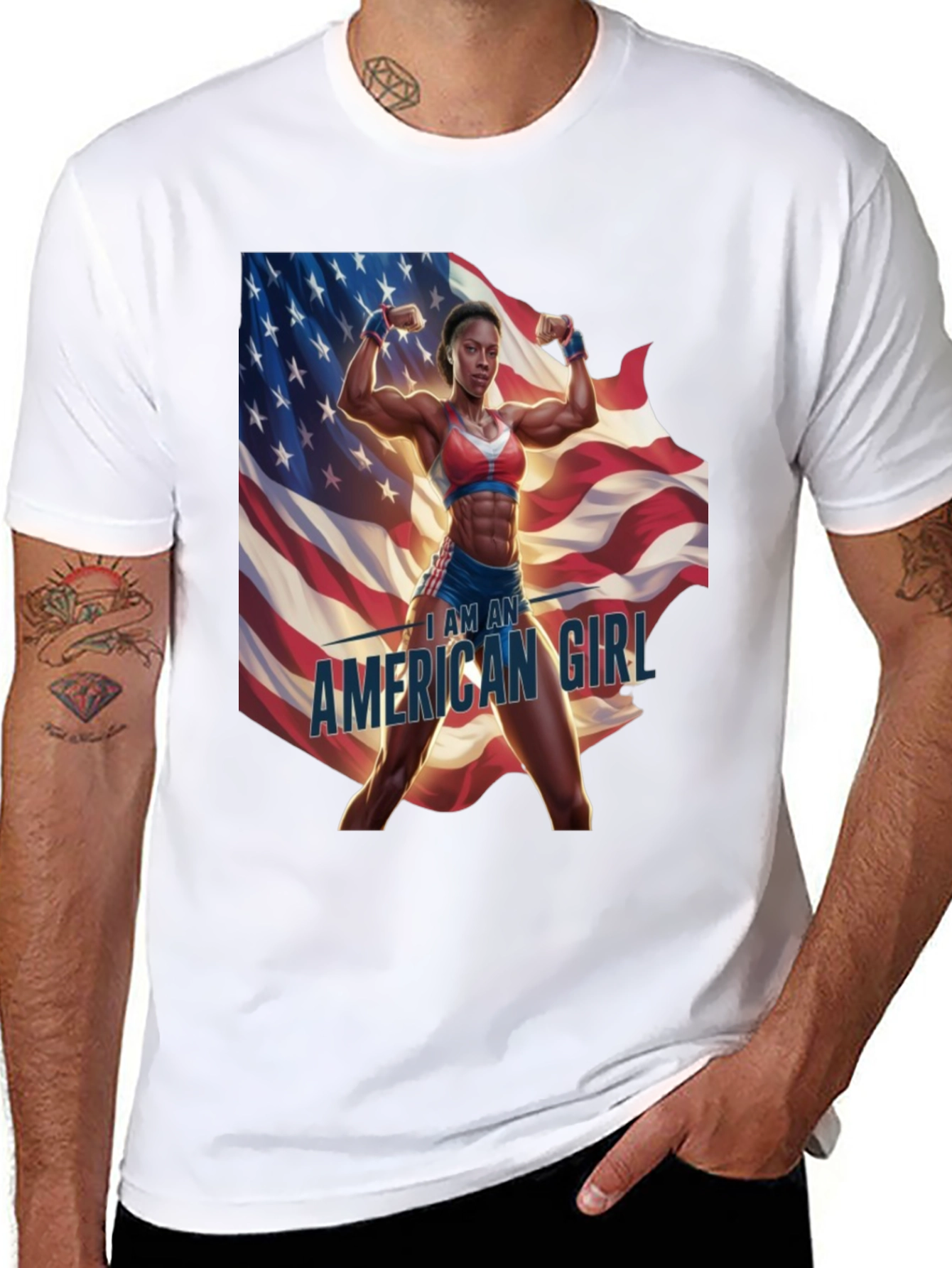 American Girl Patriotic T-Shirt
