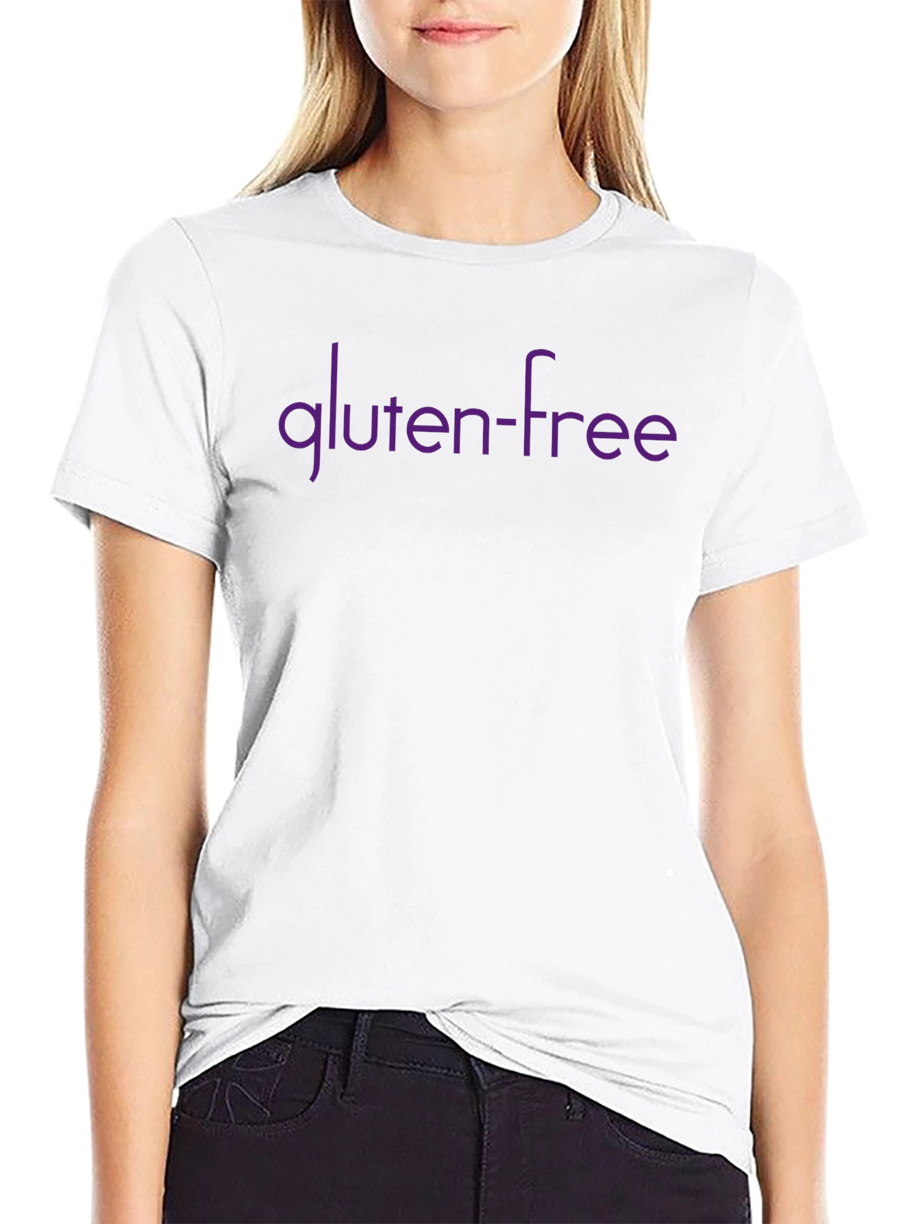 Gluten-Free Graphic Tee - Black Short Sleeve T-Shirt