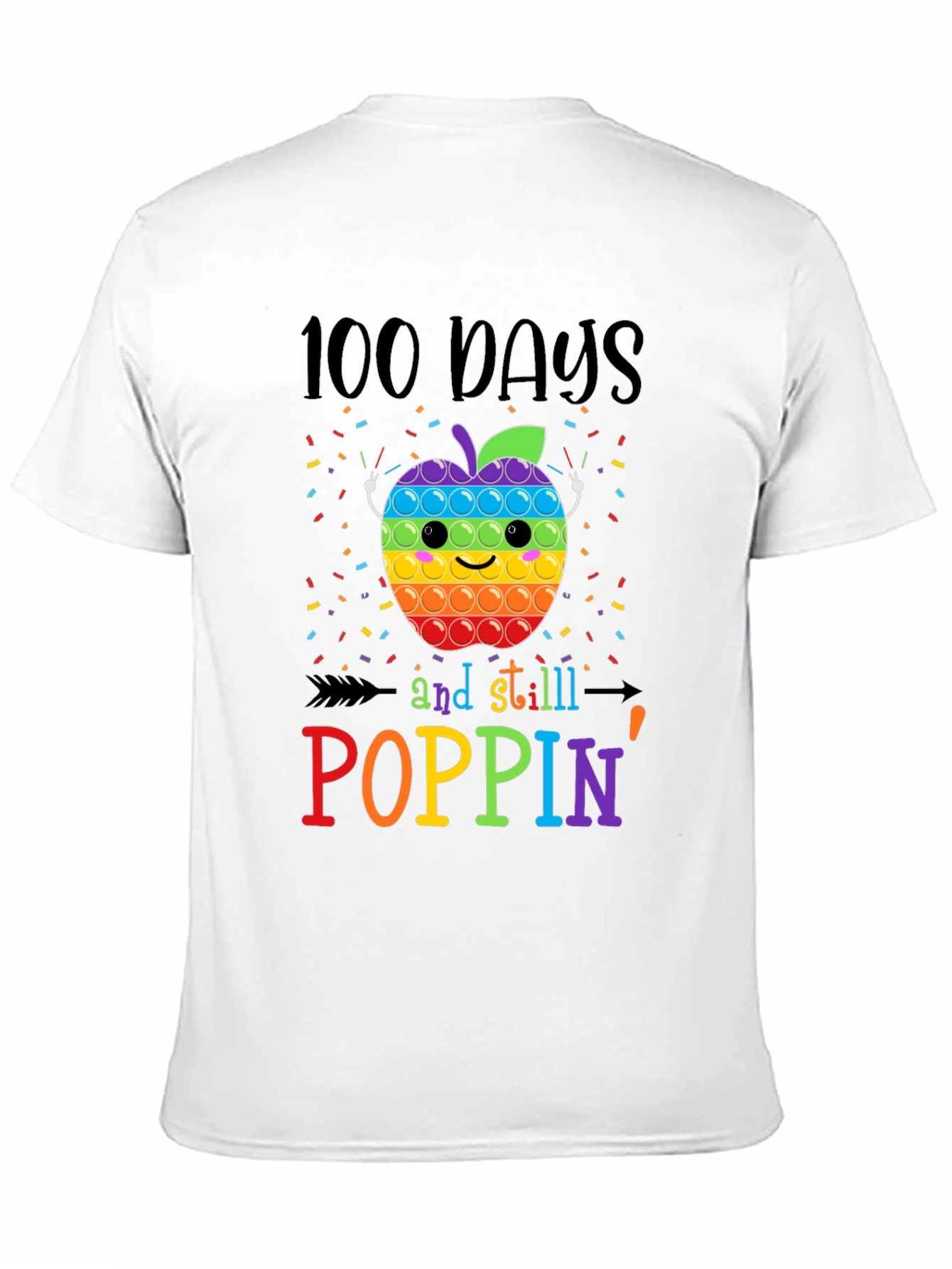 100 Days Poppin Apple T-Shirt