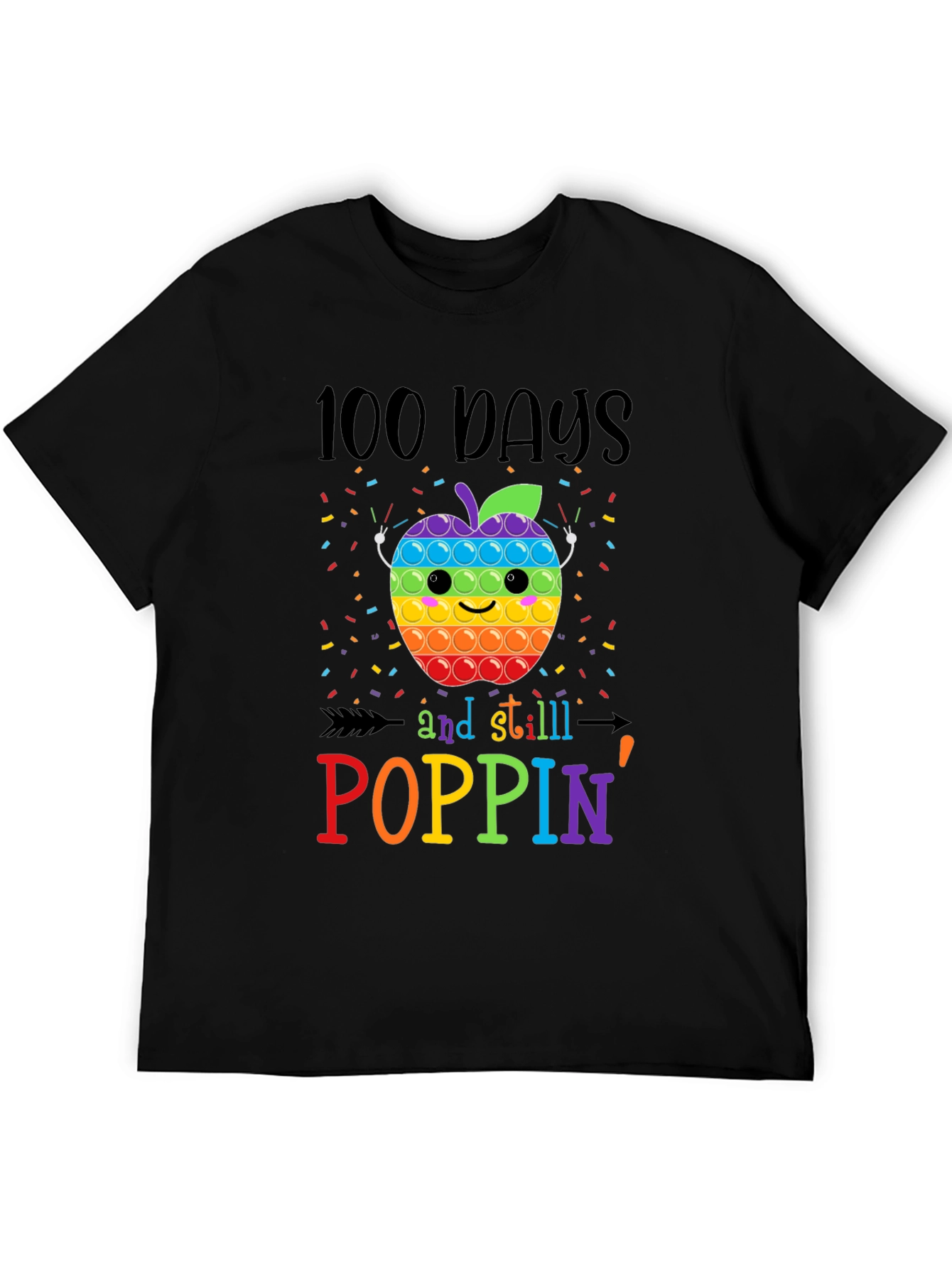 100 Days Poppin Apple T-Shirt