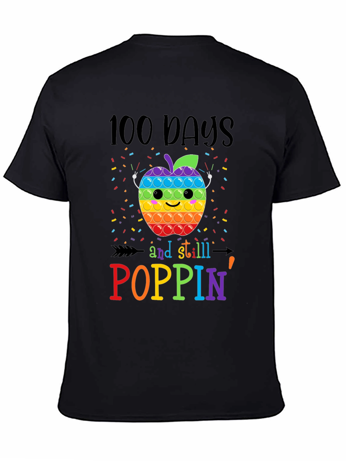 100 Days Poppin Apple T-Shirt