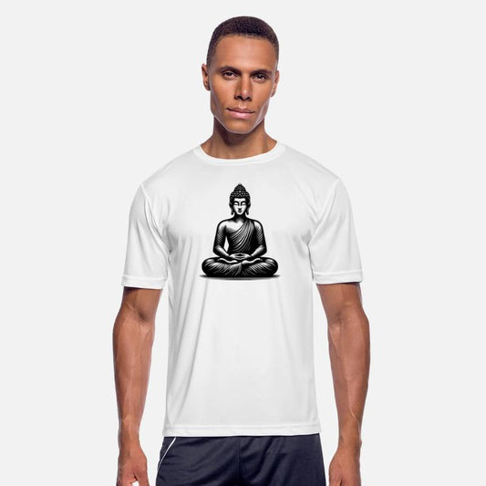 Yoga Buddha Enlightenment Meditation Tattoo Style
