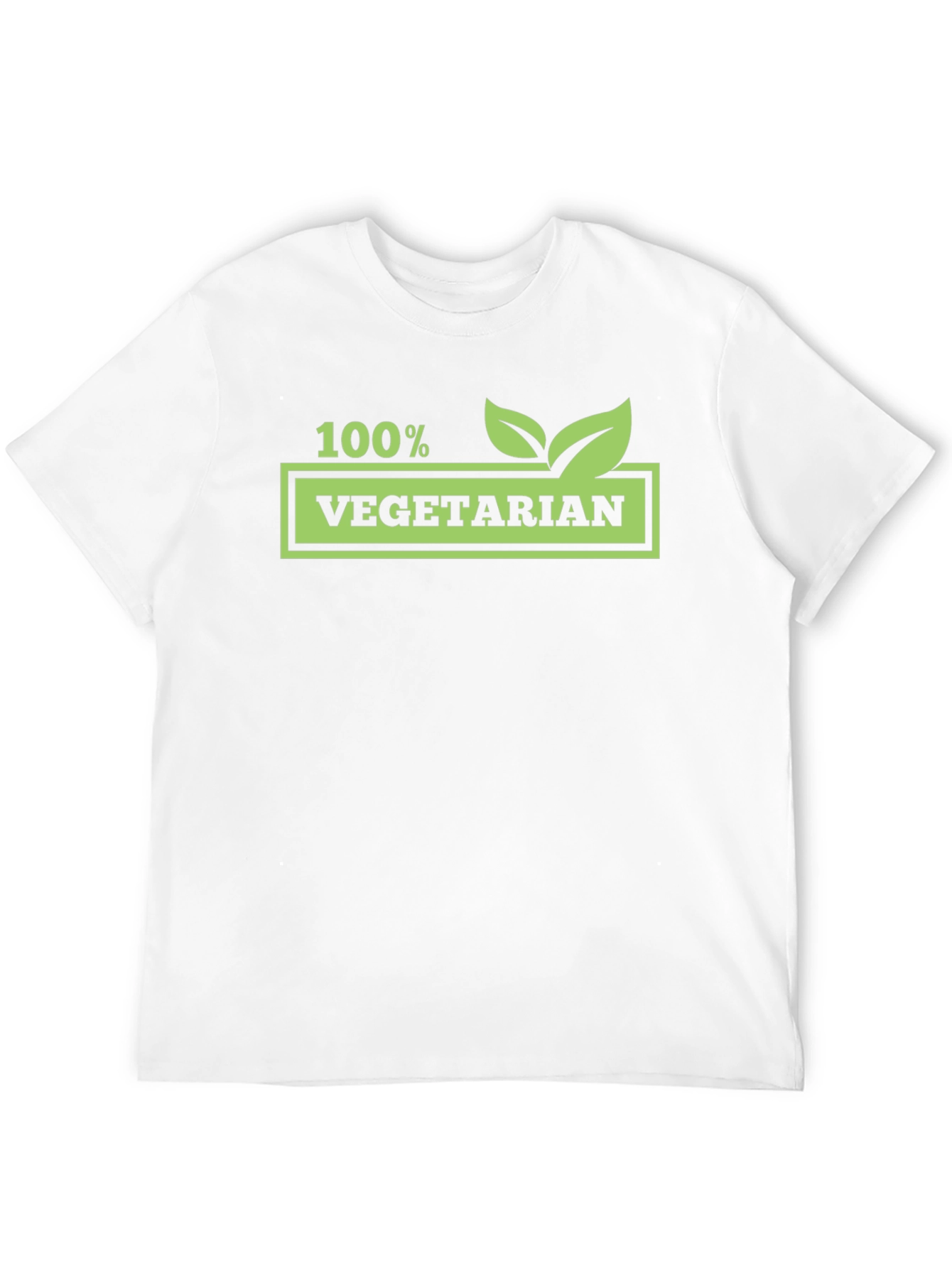 100% Vegetarian Graphic T-Shirt - Vegan Lifestyle Tee