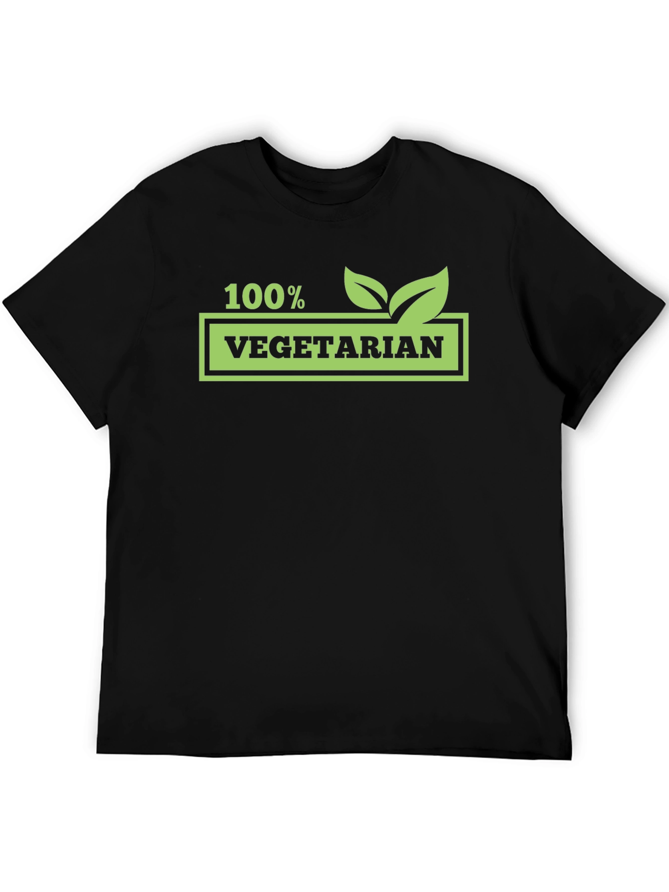 100% Vegetarian Graphic T-Shirt - Vegan Lifestyle Tee