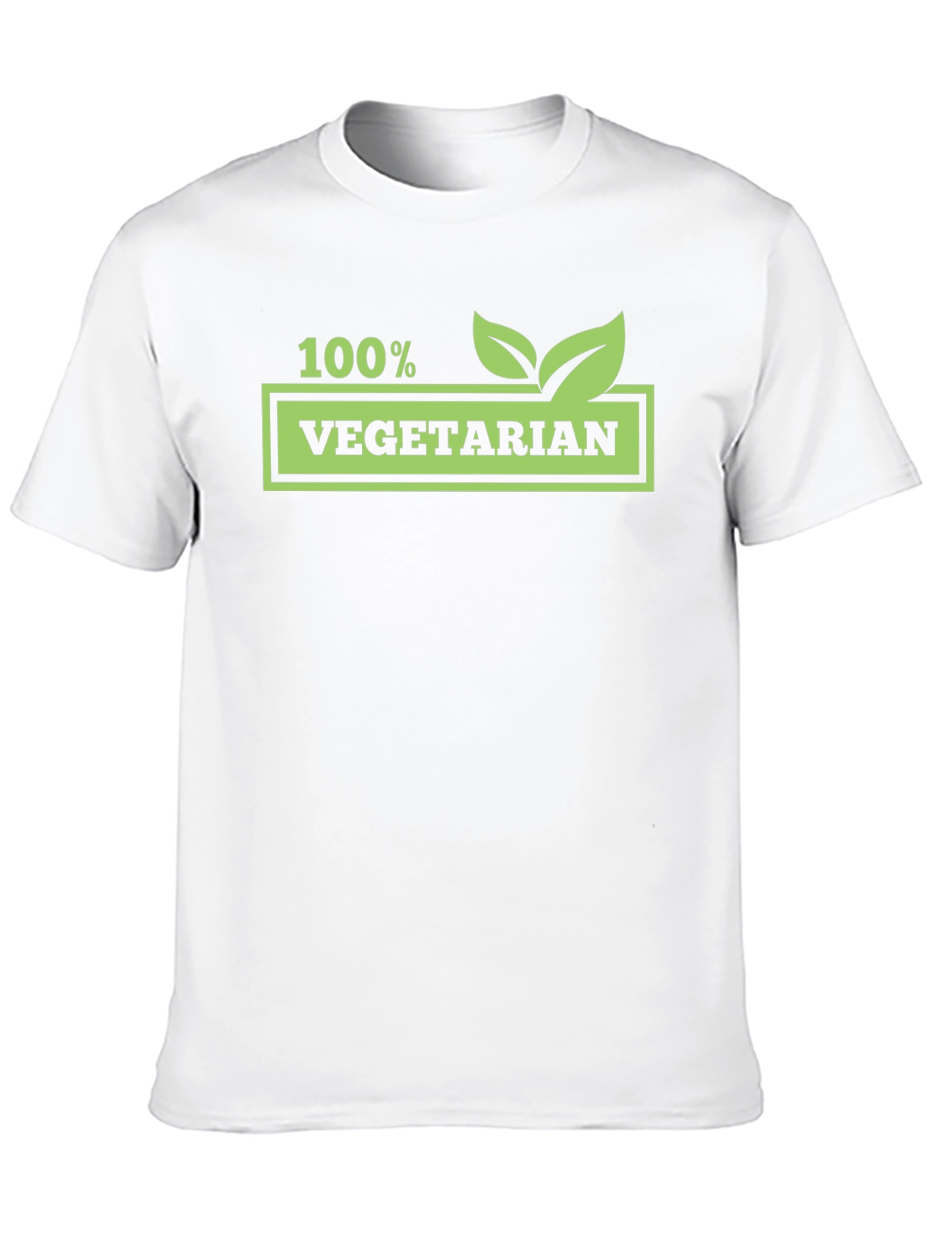 100% Vegetarian Graphic T-Shirt - Vegan Lifestyle Tee