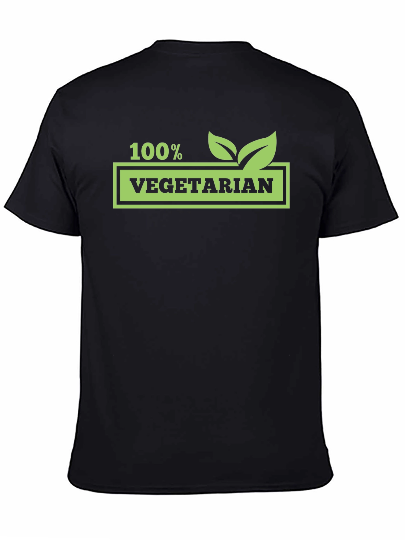 100% Vegetarian Graphic T-Shirt - Vegan Lifestyle Tee