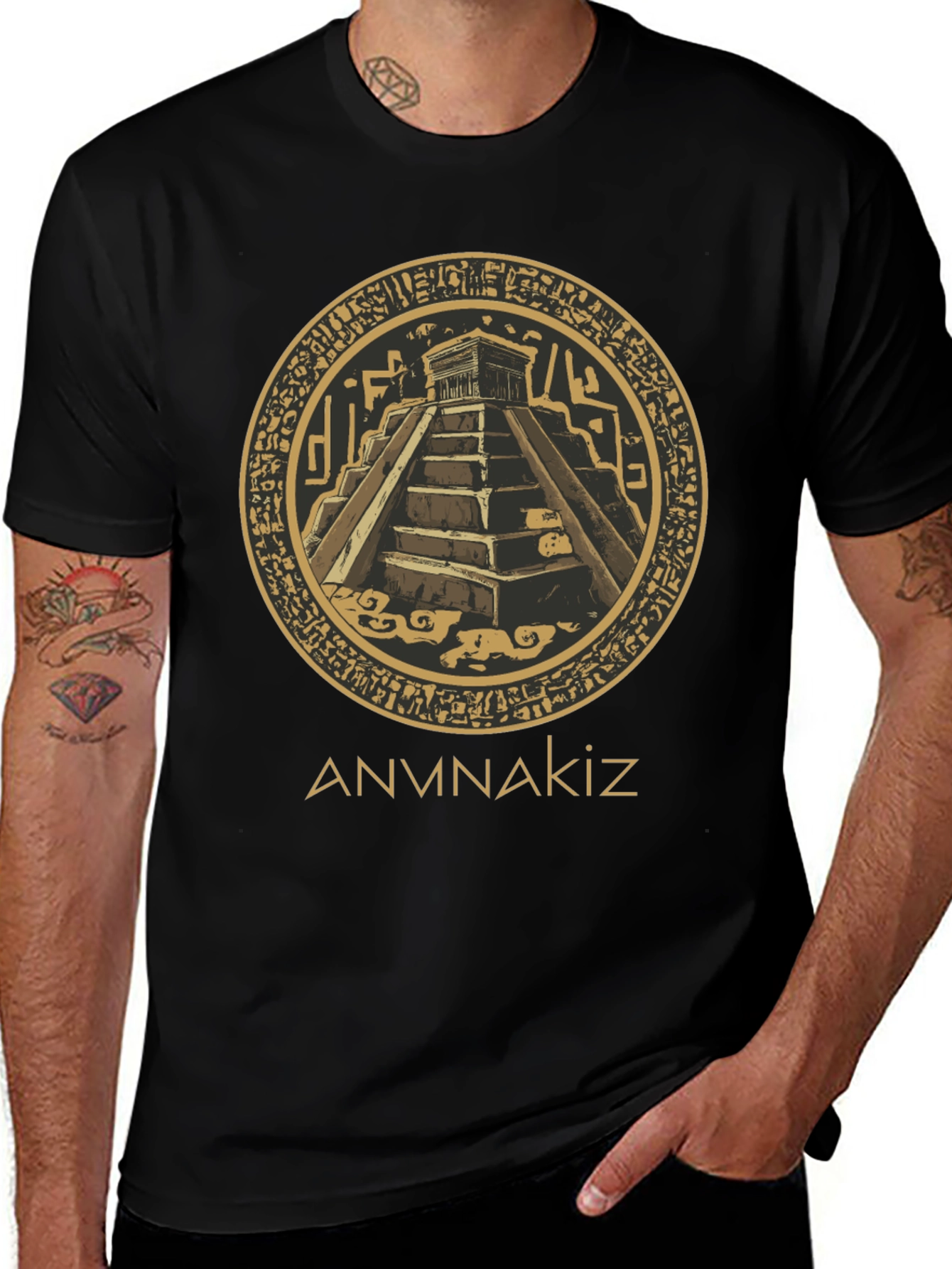Anunnaki T-Shirt - Ancient Pyramid Design