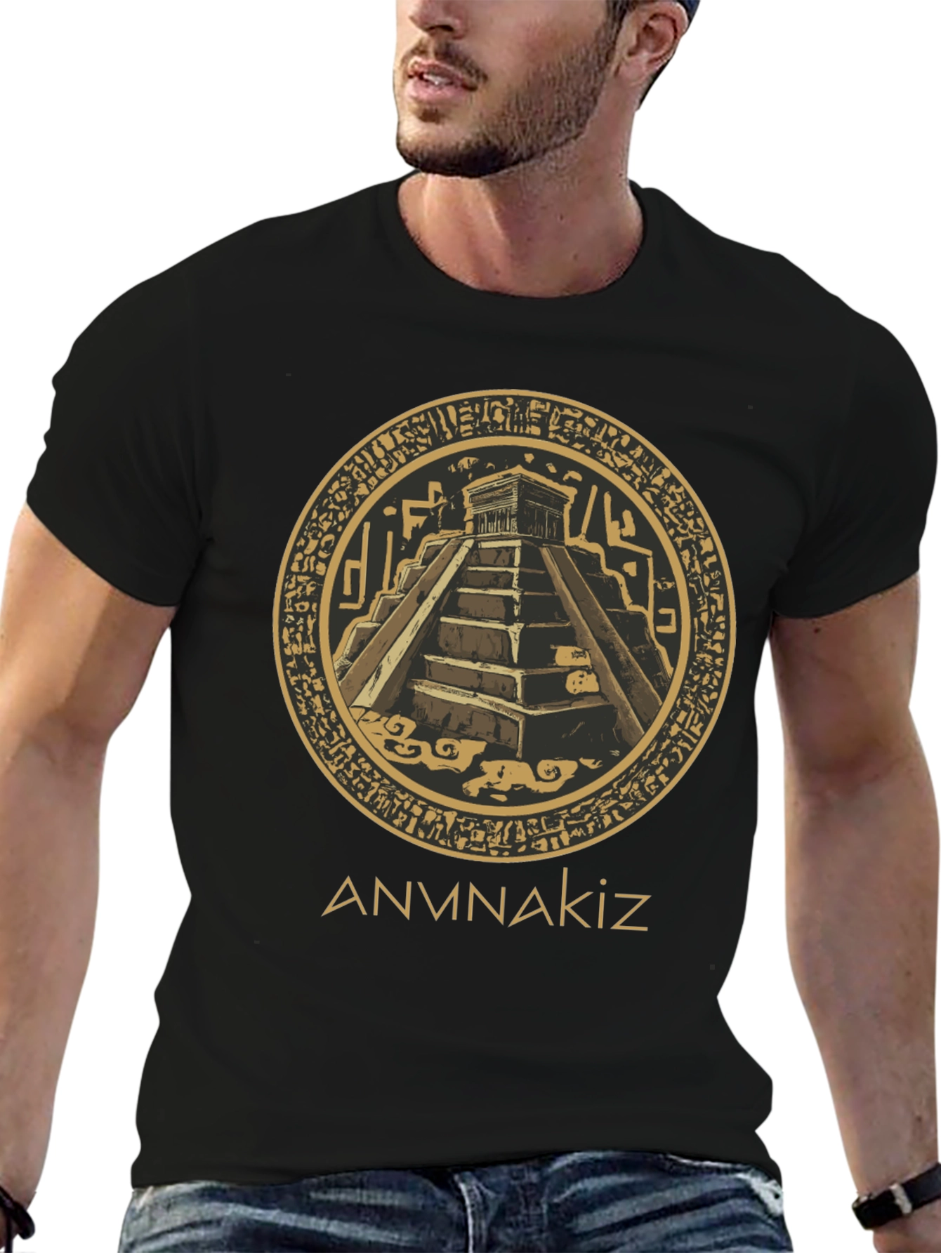 Anunnaki T-Shirt - Ancient Pyramid Design