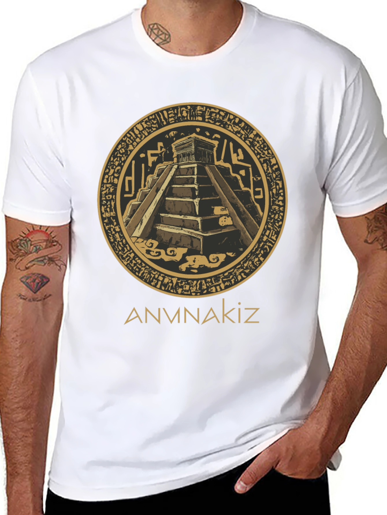 Anunnaki T-Shirt - Ancient Pyramid Design