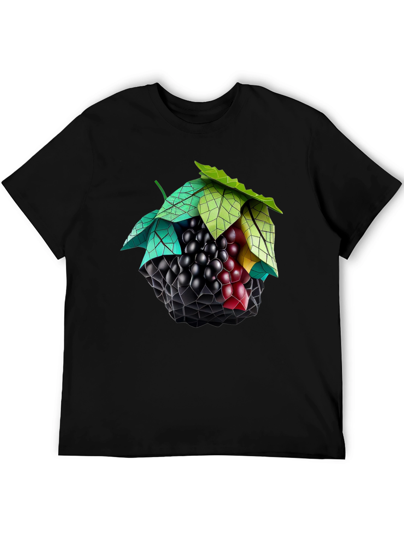 Abstract Grape T-Shirt - Unique Fruit Design