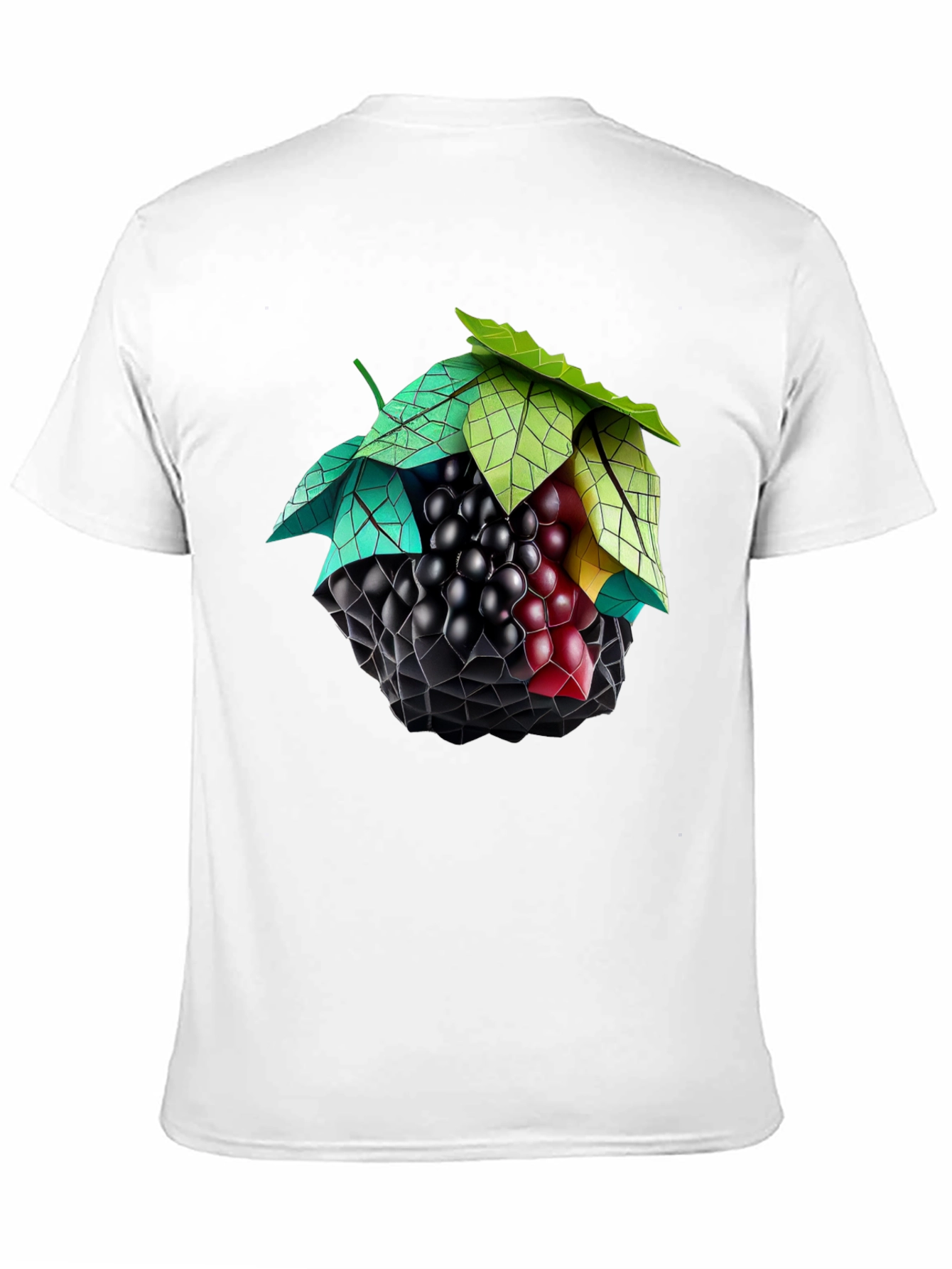 Abstract Grape T-Shirt - Unique Fruit Design