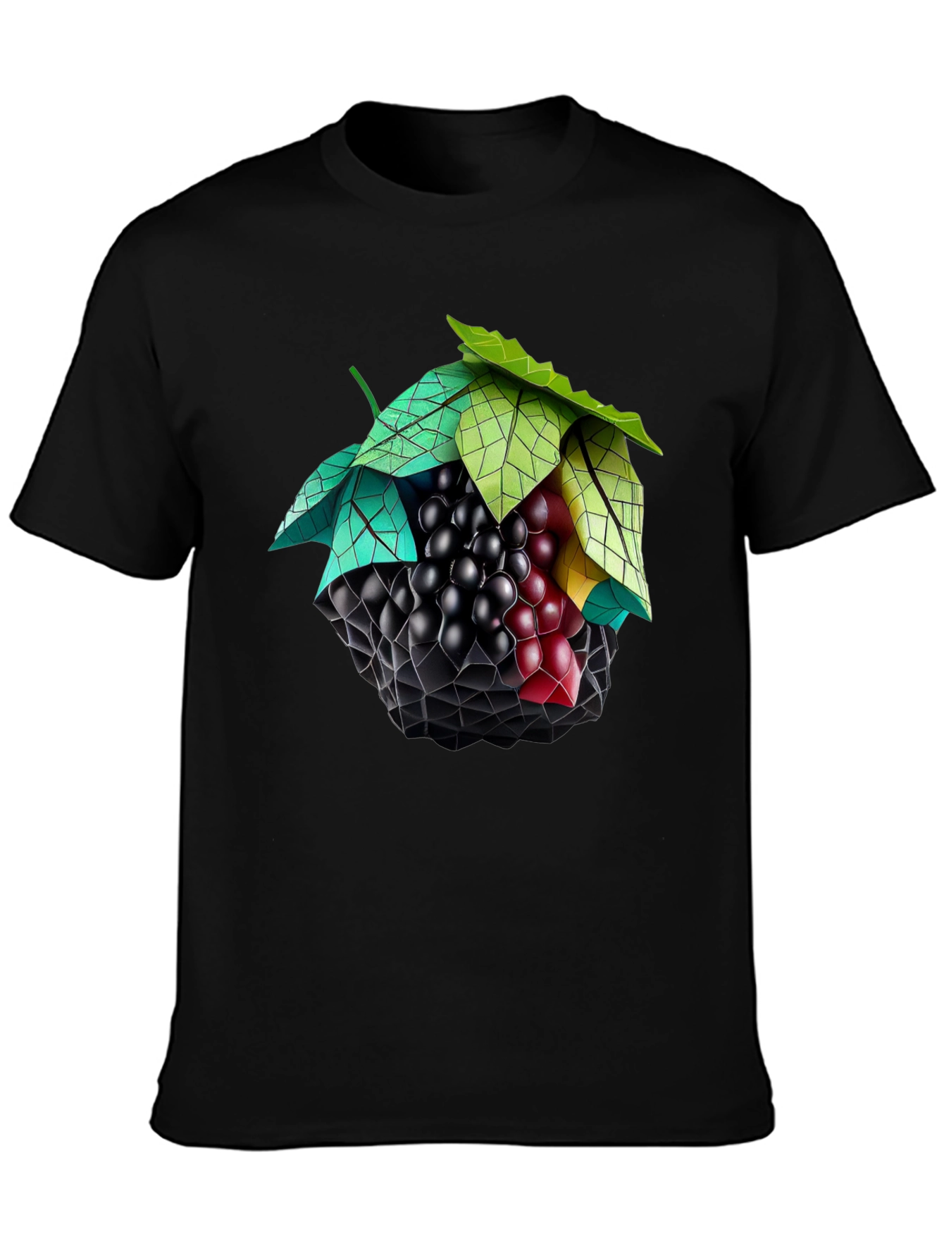 Abstract Grape T-Shirt - Unique Fruit Design