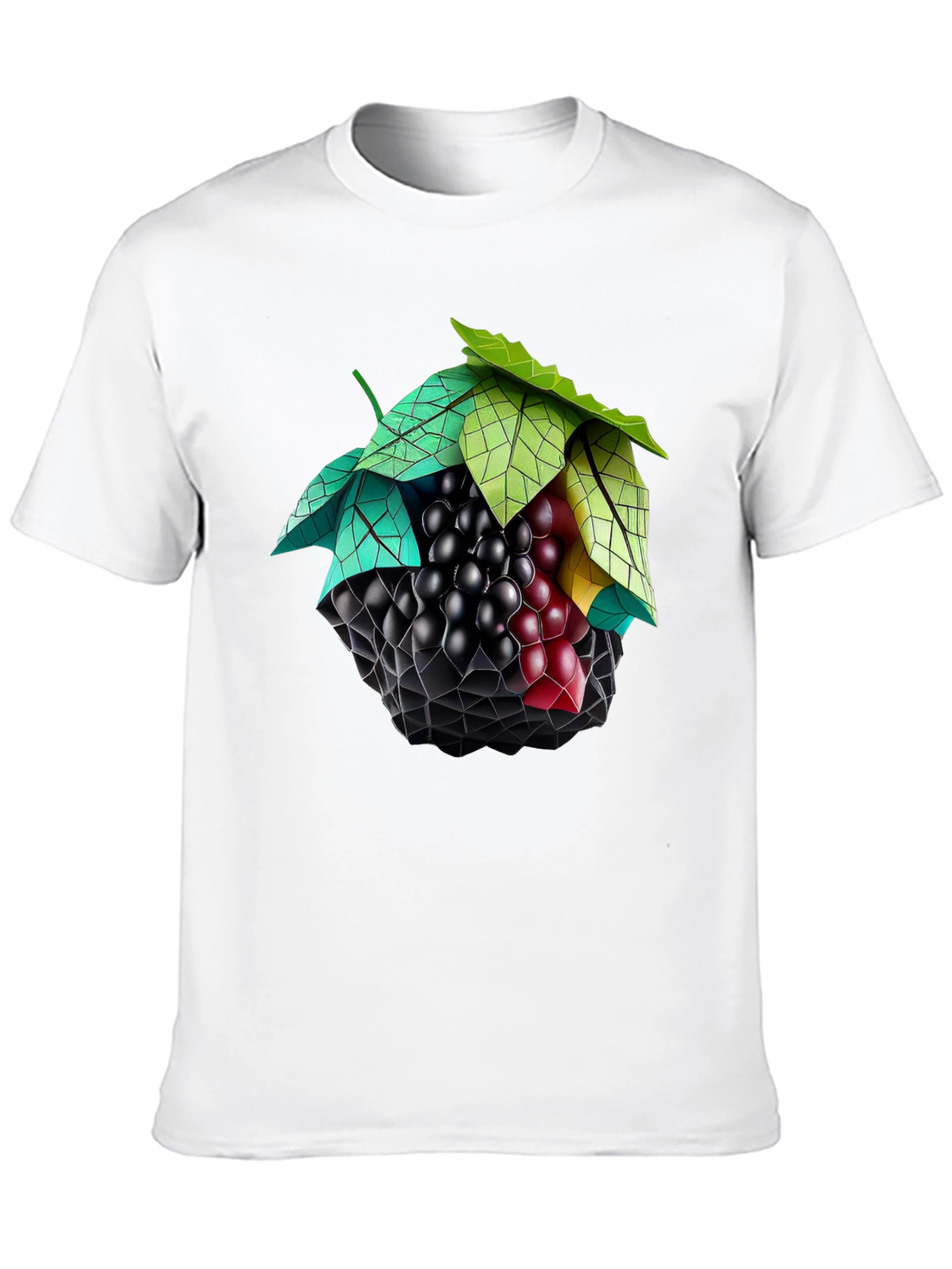 Abstract Grape T-Shirt - Unique Fruit Design