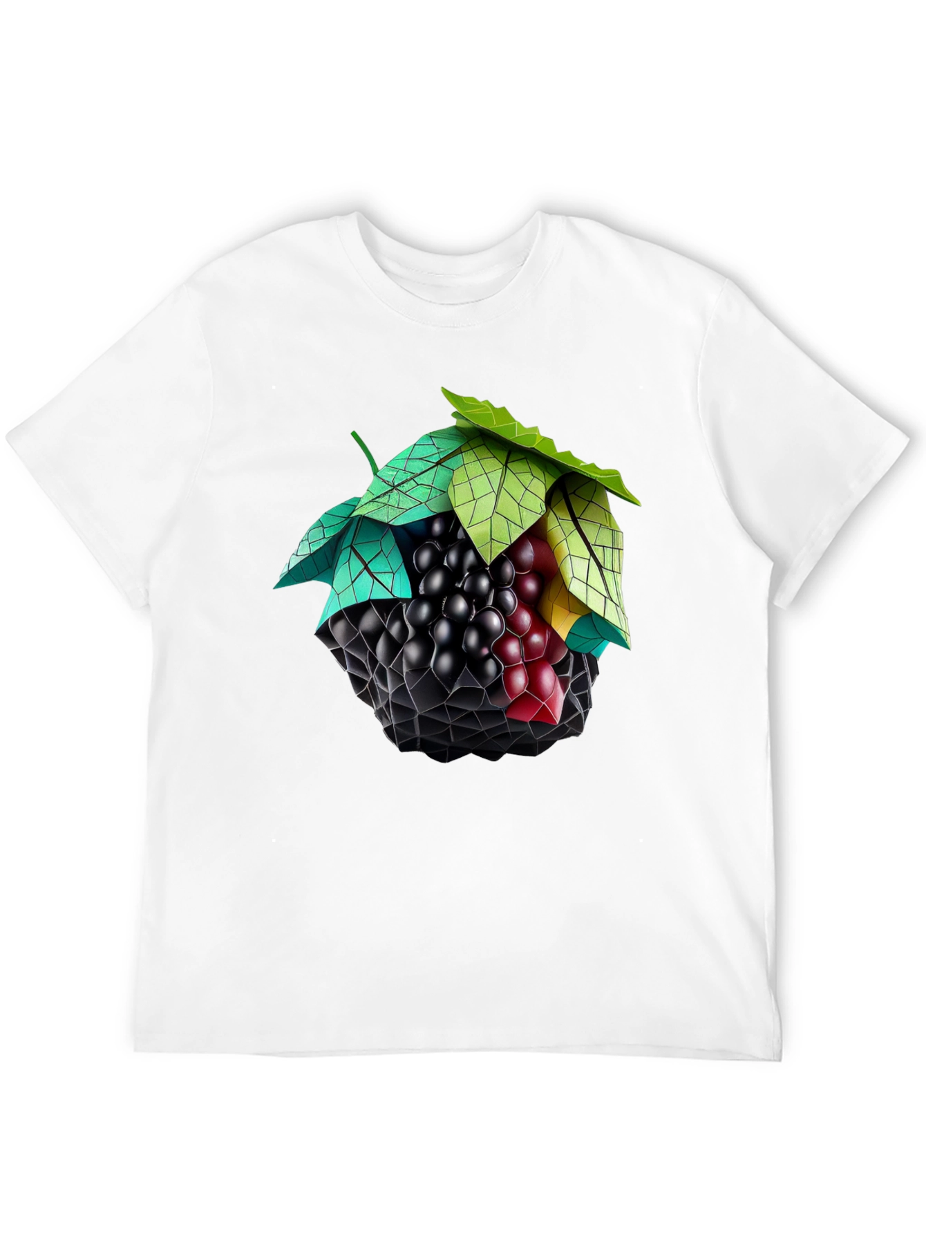 Abstract Grape T-Shirt - Unique Fruit Design