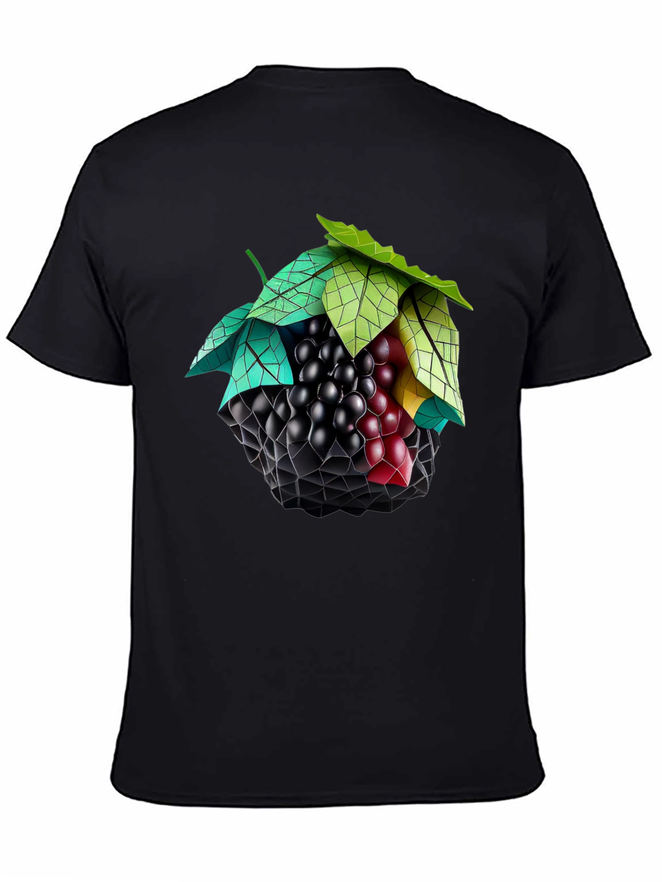 Abstract Grape T-Shirt - Unique Fruit Design