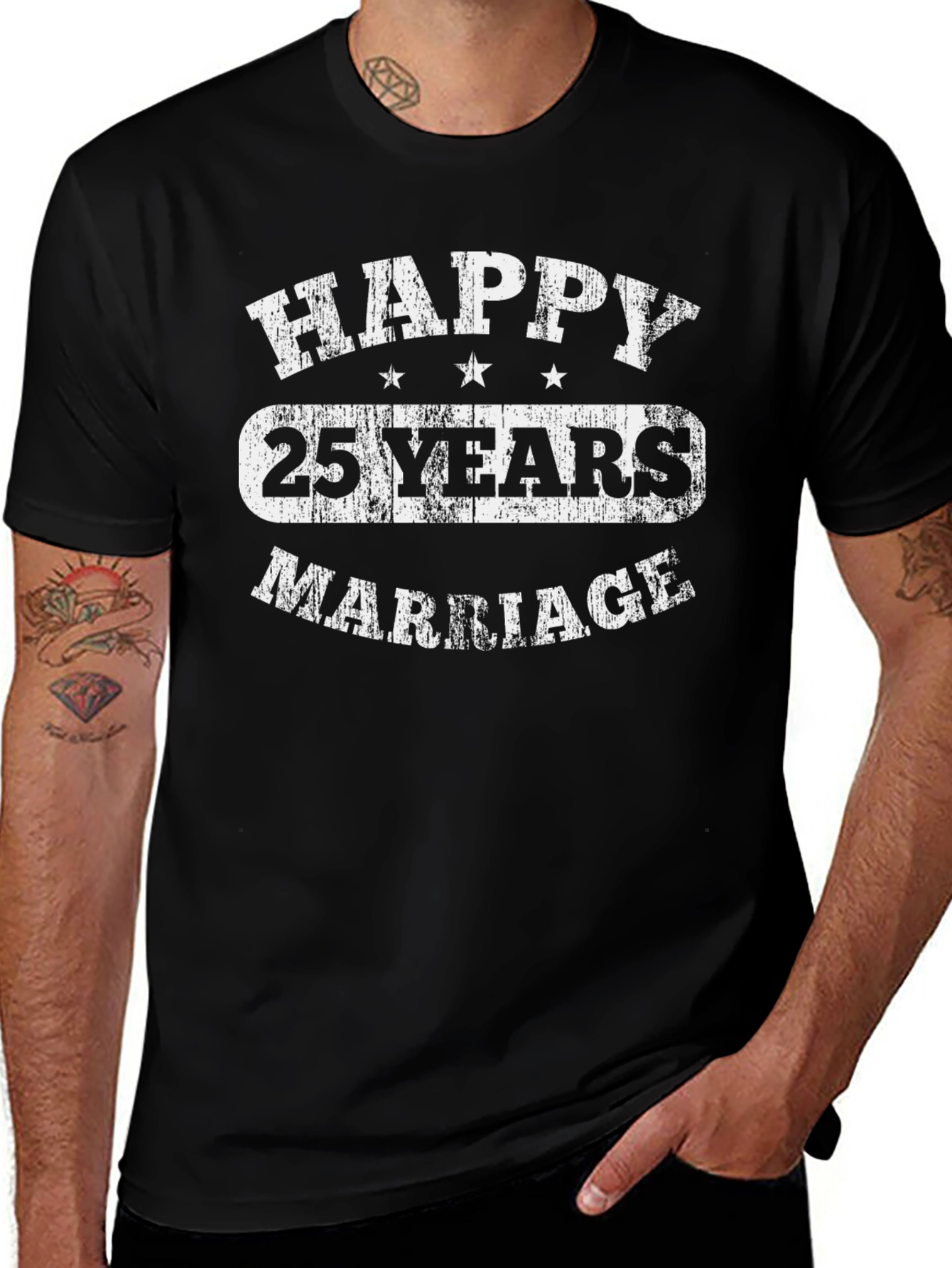 Happy 25th Anniversary Marriage T-Shirt